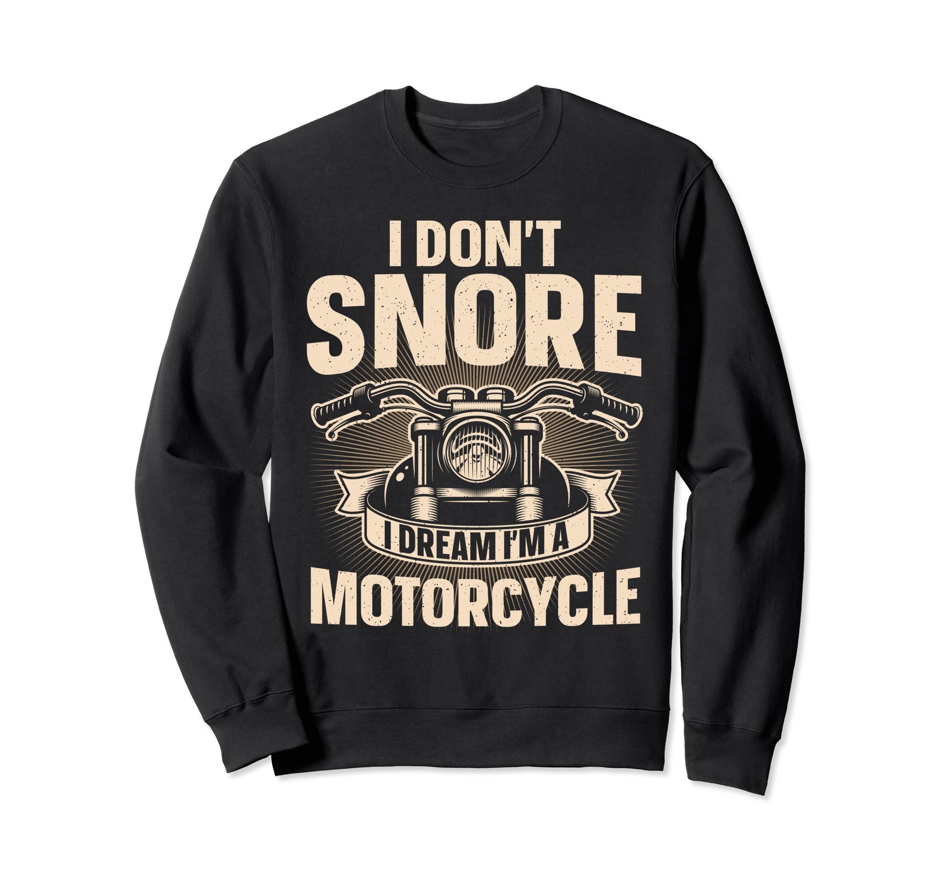 Funny Motorcycle Dad Biker Sweatshirt - Fun Novelty Design for Adults - T-Shirt, Sweatshirt, Hoodie