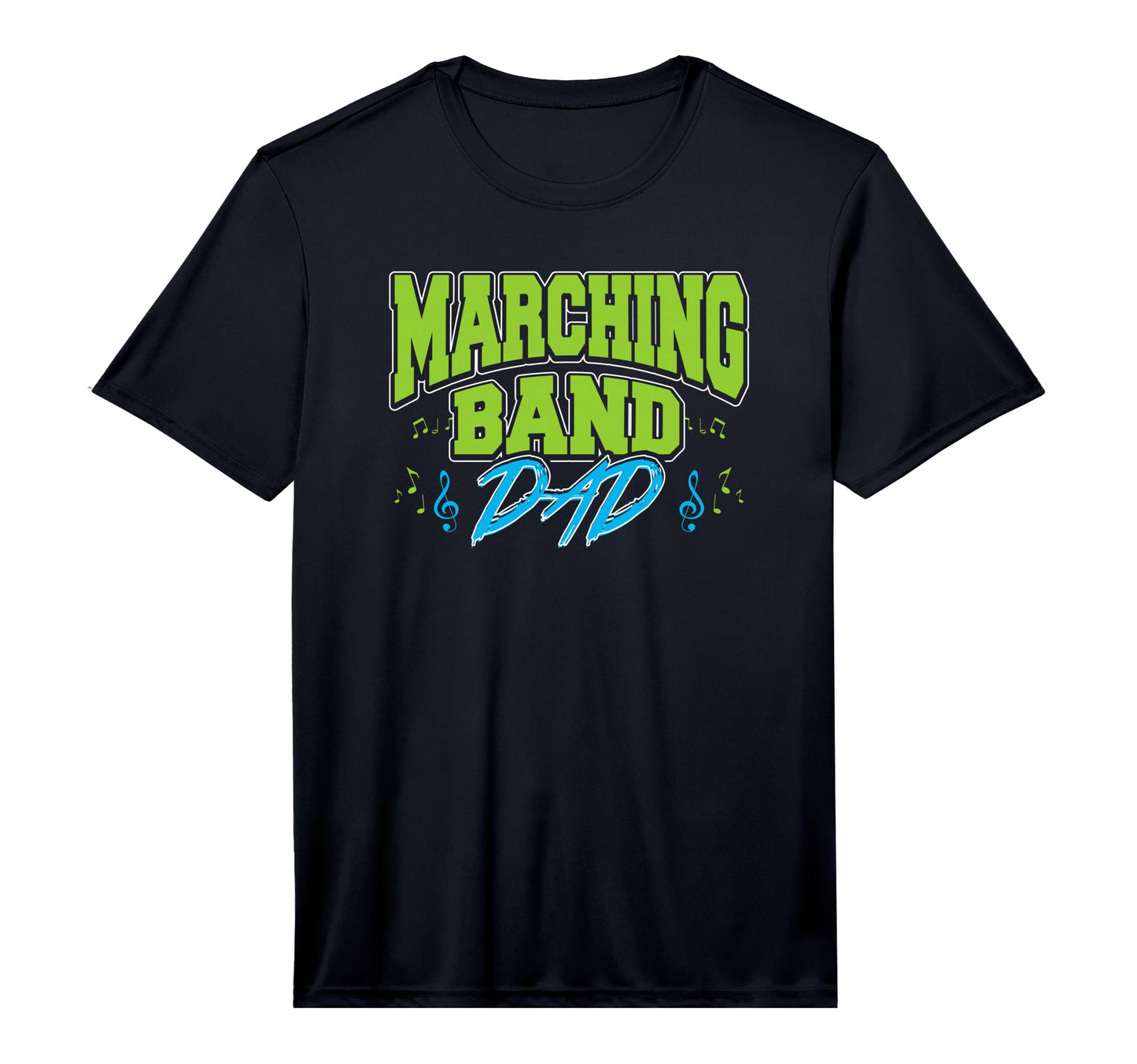 Marching Band Dad Proud Supporter T-Shirt - Aesthetic Graphic for Adults - T-Shirt, Sweatshirt, Hoodie
