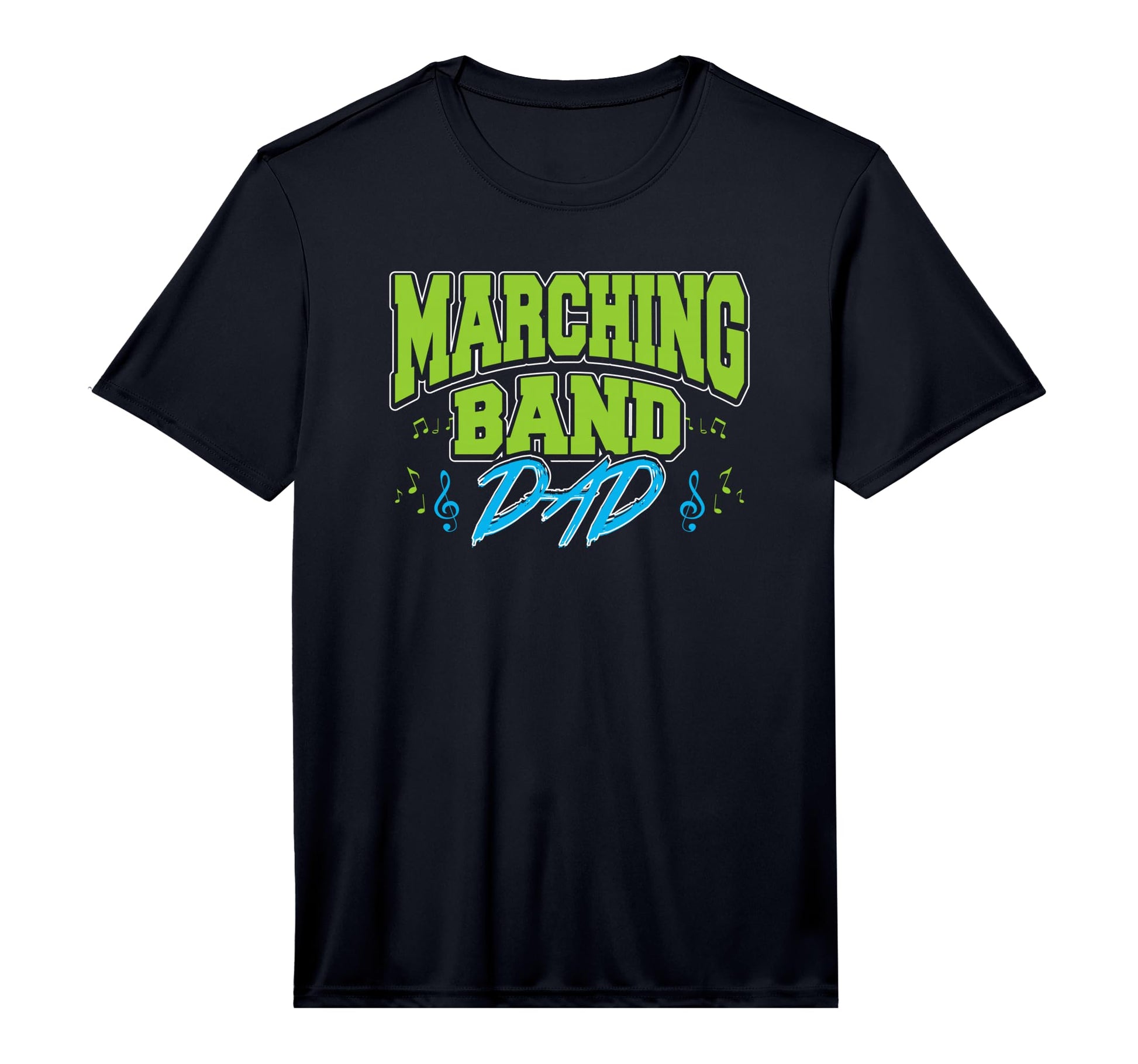 Marching Band Dad Proud Supporter T-Shirt - Aesthetic Graphic for Adults - T-Shirt, Sweatshirt, Hoodie