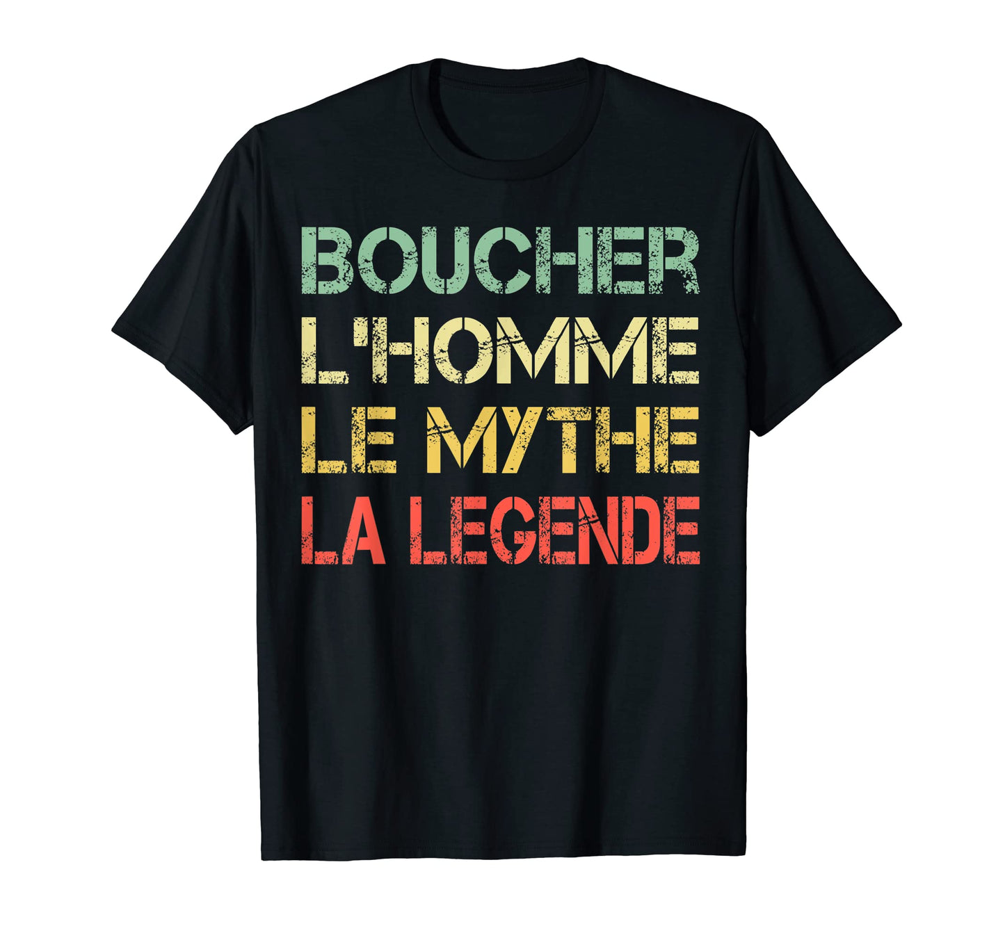 Mens Boucher Lhomme Le Myth Le Legend T-Shirt - Graphic Print Men Women - T-Shirt, Sweatshirt, Hoodie