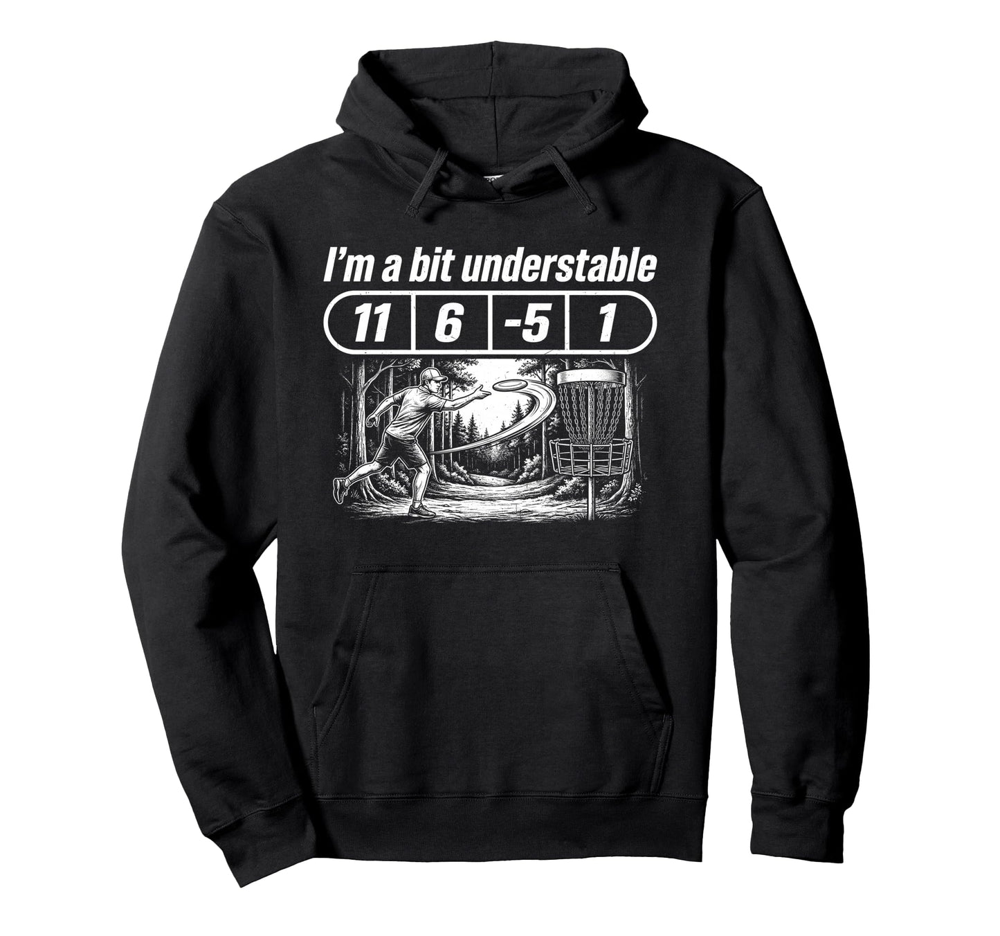 Disc Golf Dad Funny Turnover Hoodie - Fun Novelty Design Unisex - T-Shirt, Sweatshirt, Hoodie