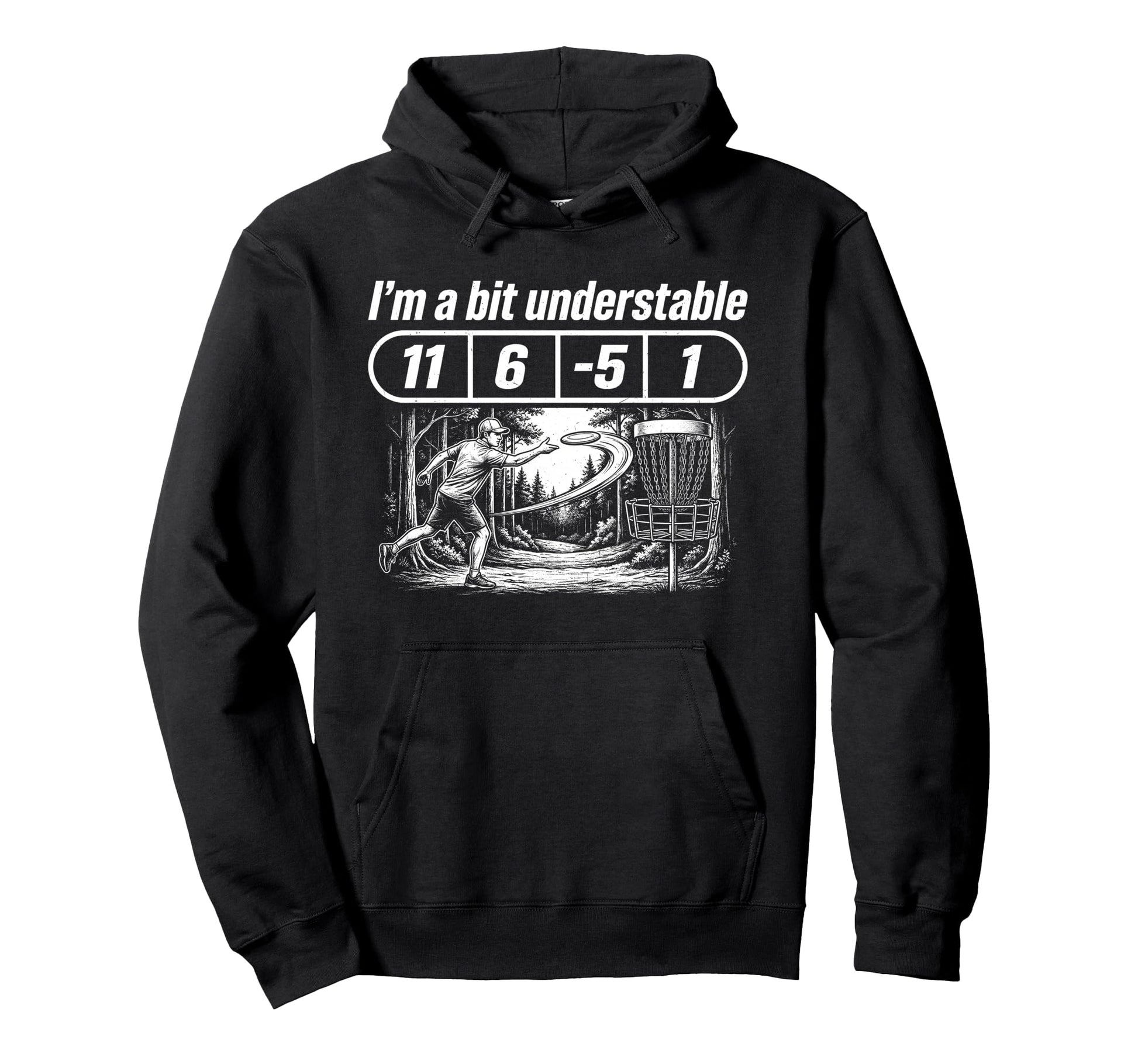 Disc Golf Dad Funny Turnover Hoodie - Fun Novelty Design Unisex - T-Shirt, Sweatshirt, Hoodie