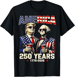 Vintage 250 Years America Anniversary 250th Trump Washington T-Shirt Unisex T-shirt, Sweatshirt, Hoodie, Long Sleeve Tee - T-Shirt, Sweatshirt, Hoodie
