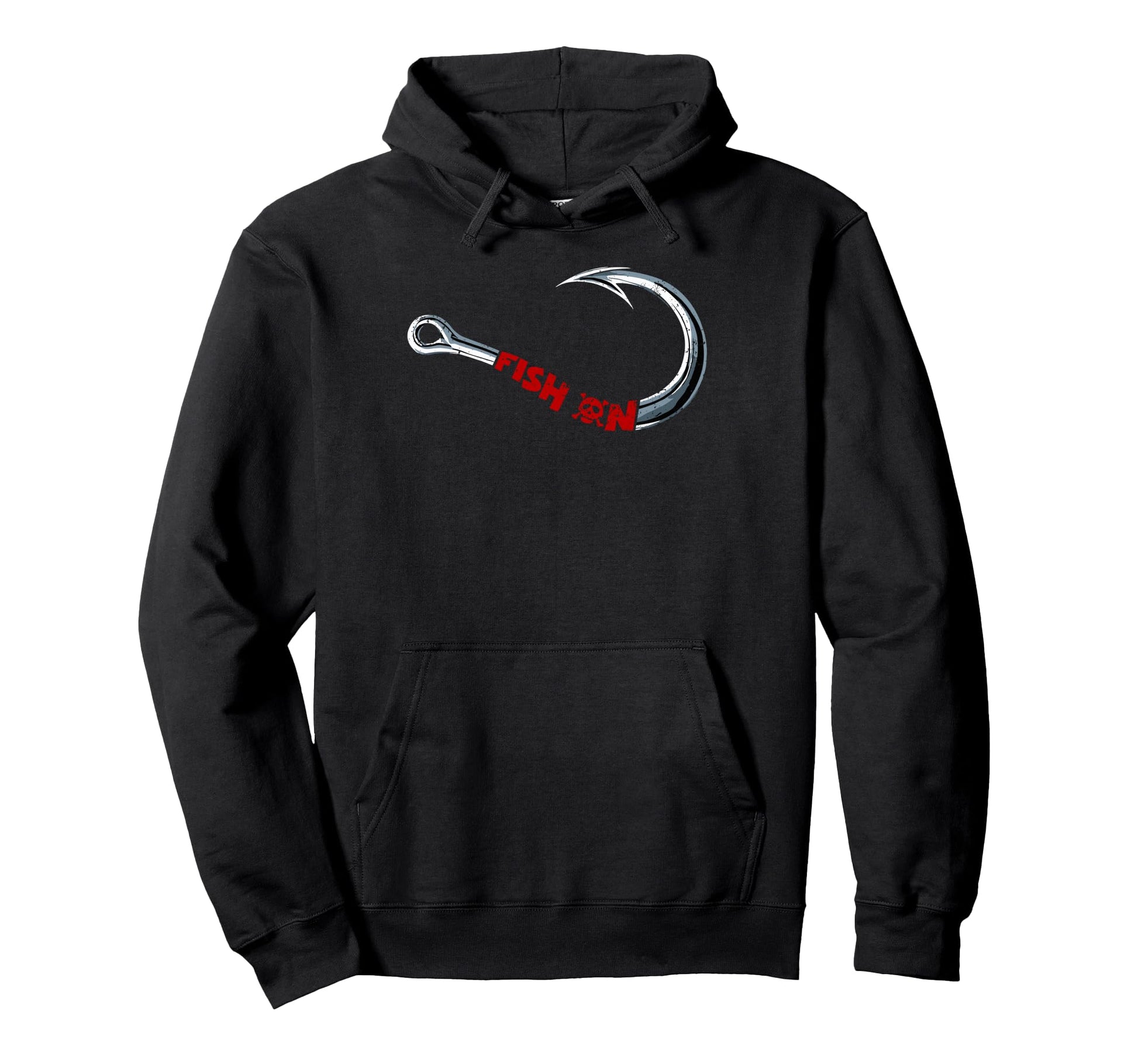Fish Fishing Hook Fish Fun Fisherman Hoodie - Streetwear Style for Adults - T-Shirt, Sweatshirt, Hoodie