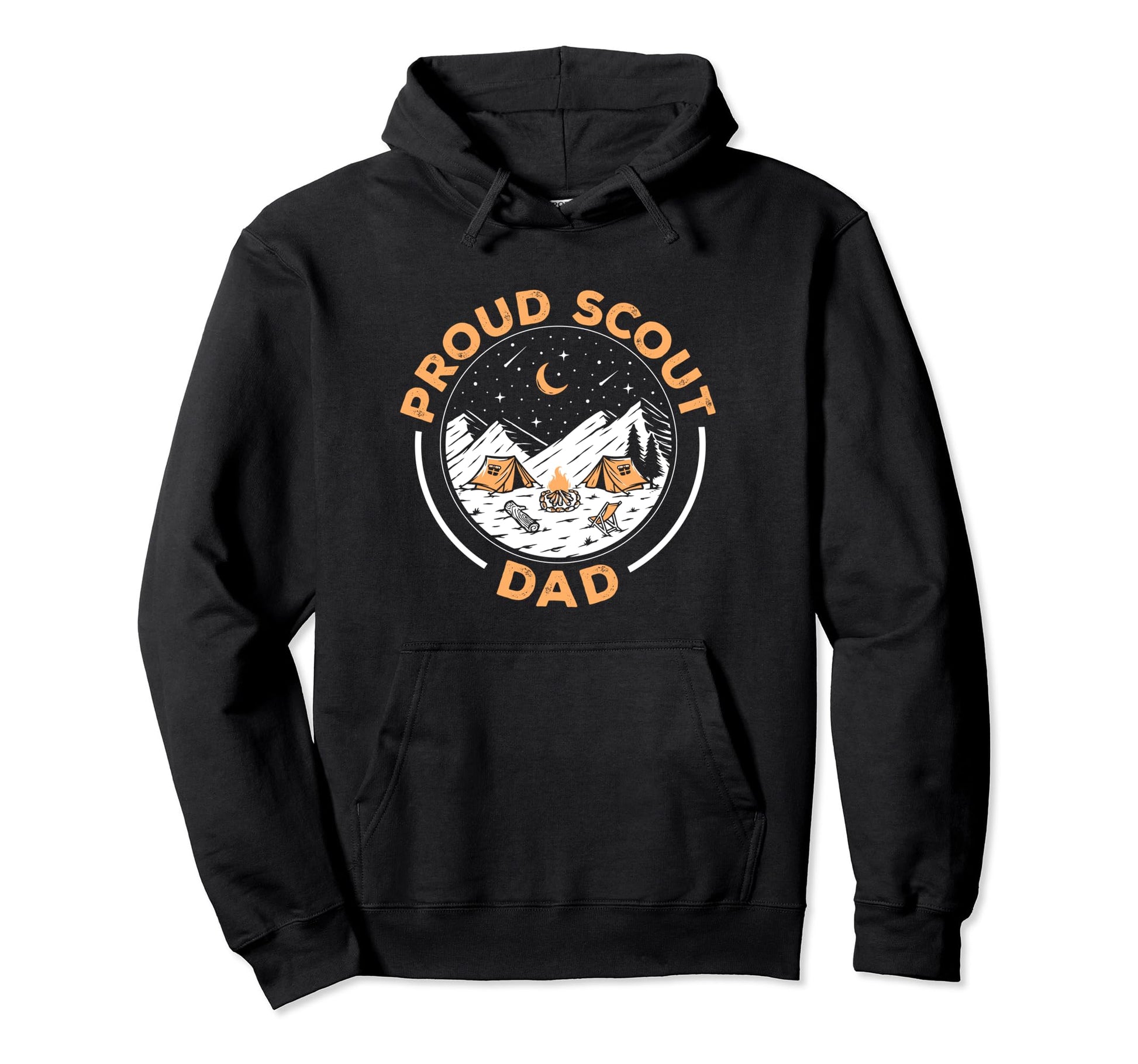 Scout Scouting Proud Scout Dad Hoodie - Aesthetic Graphic for Adults - T-Shirt, Sweatshirt, Hoodie
