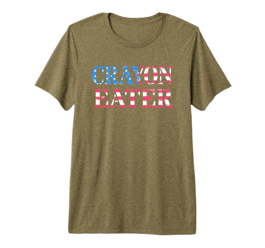 Bruh Crayons Eater Soldier Crew Military T-Shirt - Minimalist Print Unisex - T-Shirt, Sweatshirt, Hoodie