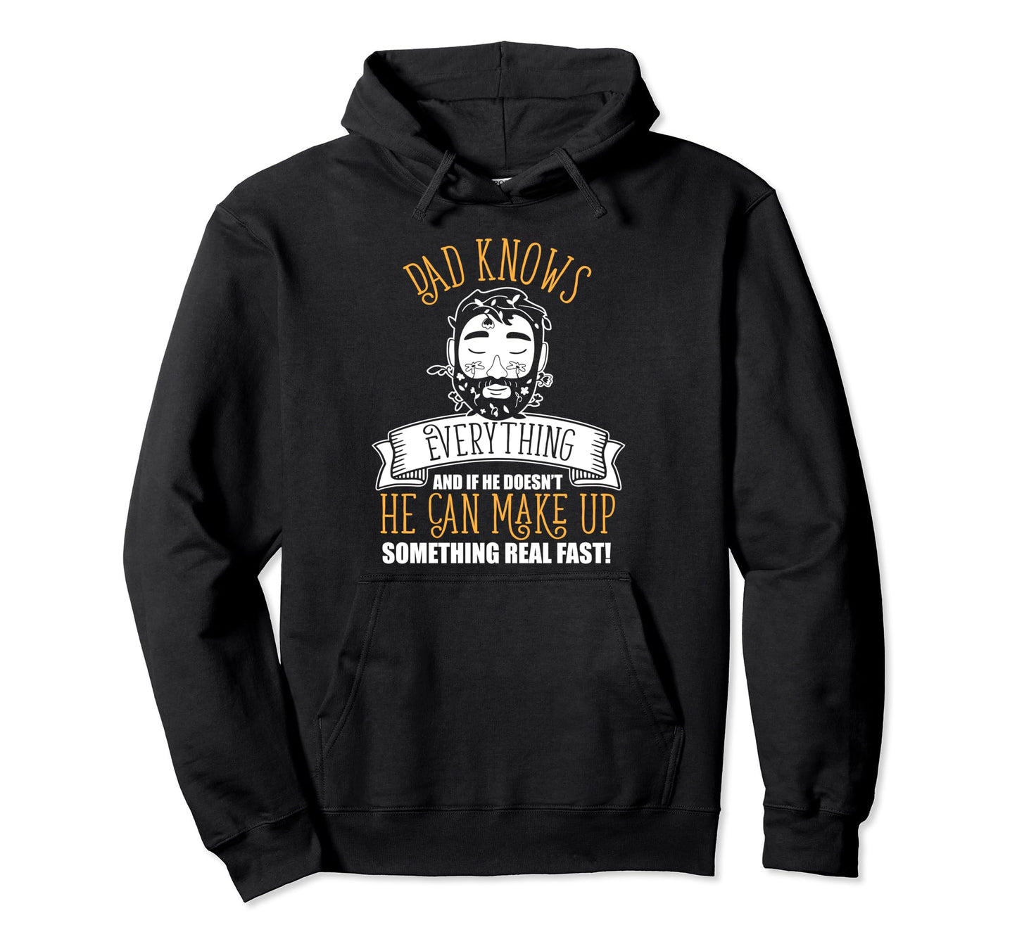 Trophy Dad Knows Everything Best Husband Hoodie - Graphic Print for Adults - T-Shirt, Sweatshirt, Hoodie