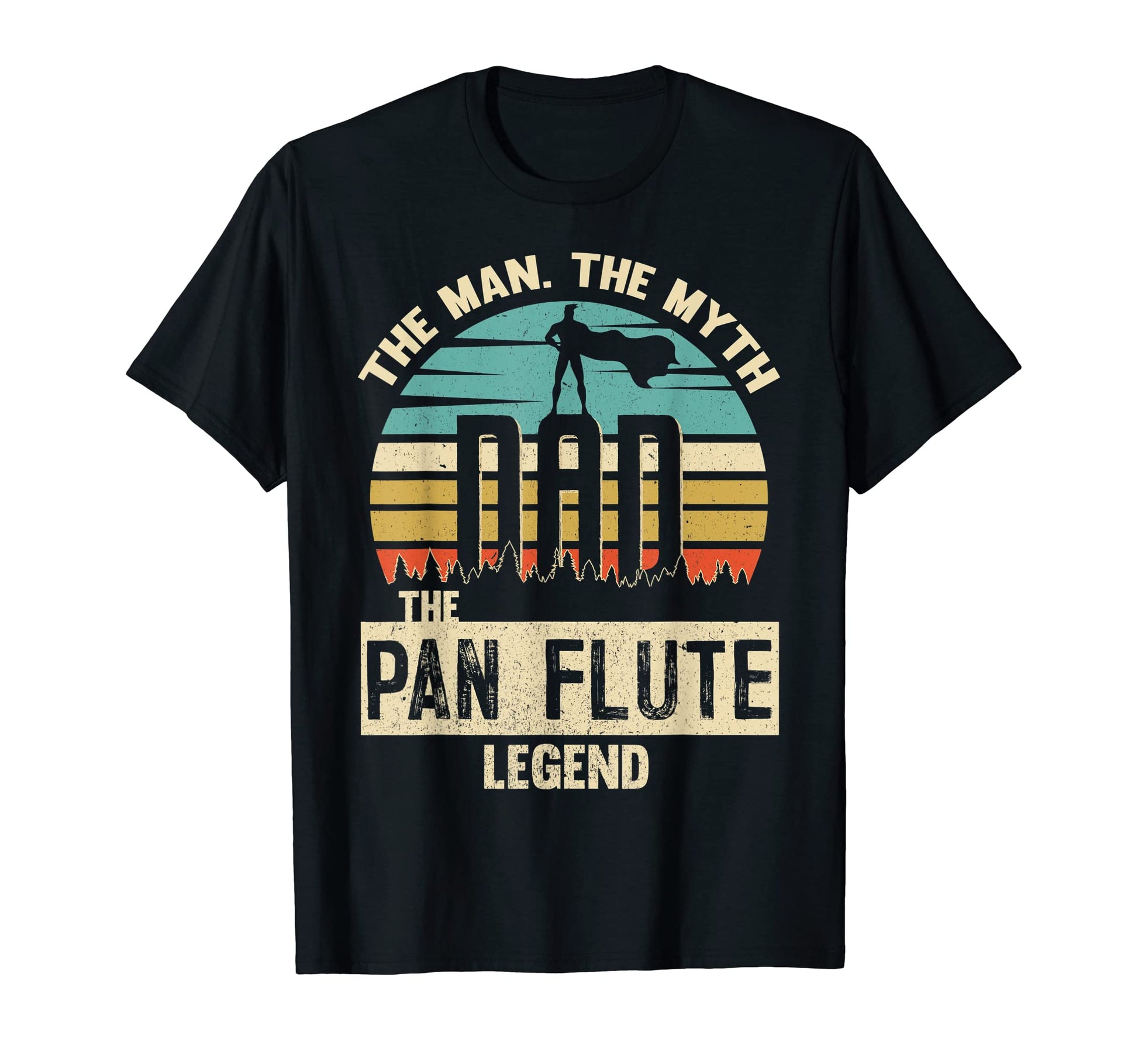 Myth Legend Dad Pan Flute T-Shirt - Minimalist Print for Adults - T-Shirt, Sweatshirt, Hoodie