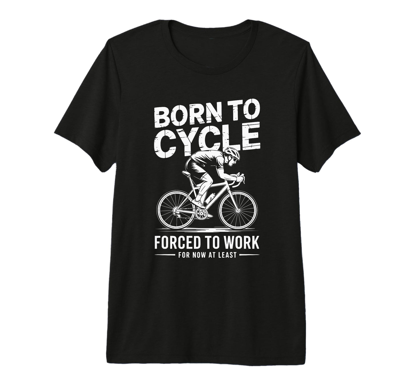 Funny Cycling Cyclist Bicycle Bike T-Shirt - Minimalist Print Men Women - T-Shirt, Sweatshirt, Hoodie