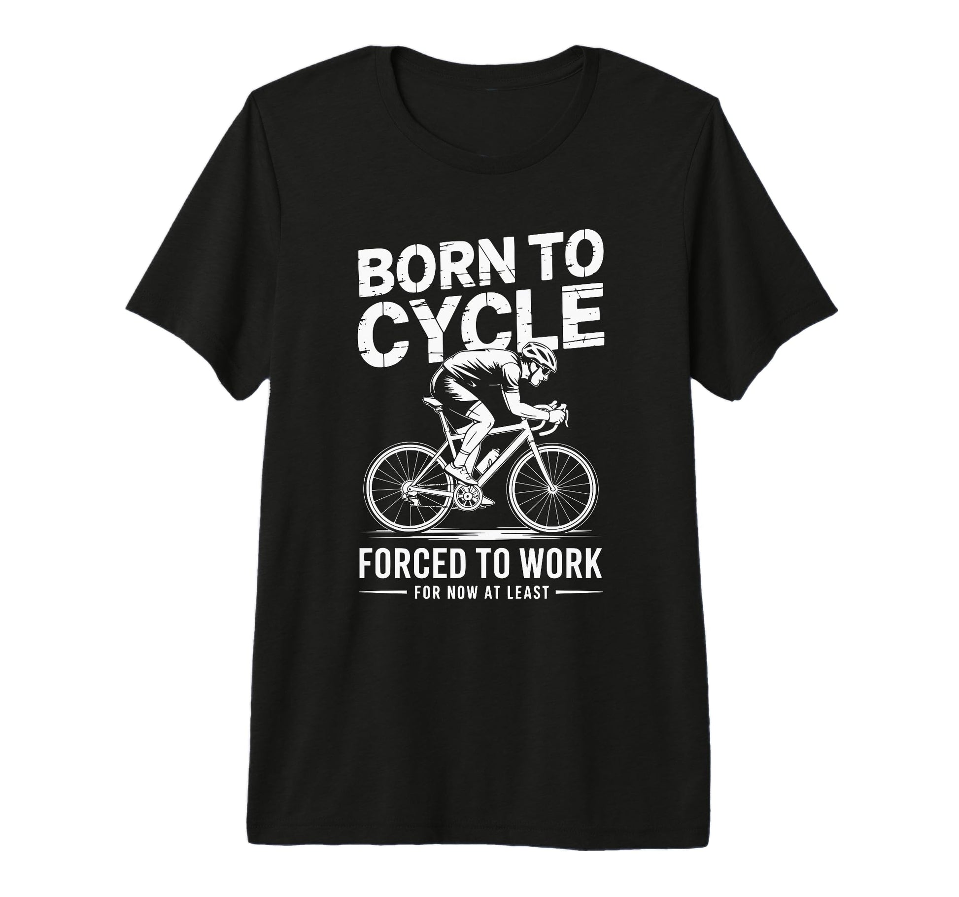 Funny Cycling Cyclist Bicycle Bike T-Shirt - Minimalist Print Men Women - T-Shirt, Sweatshirt, Hoodie