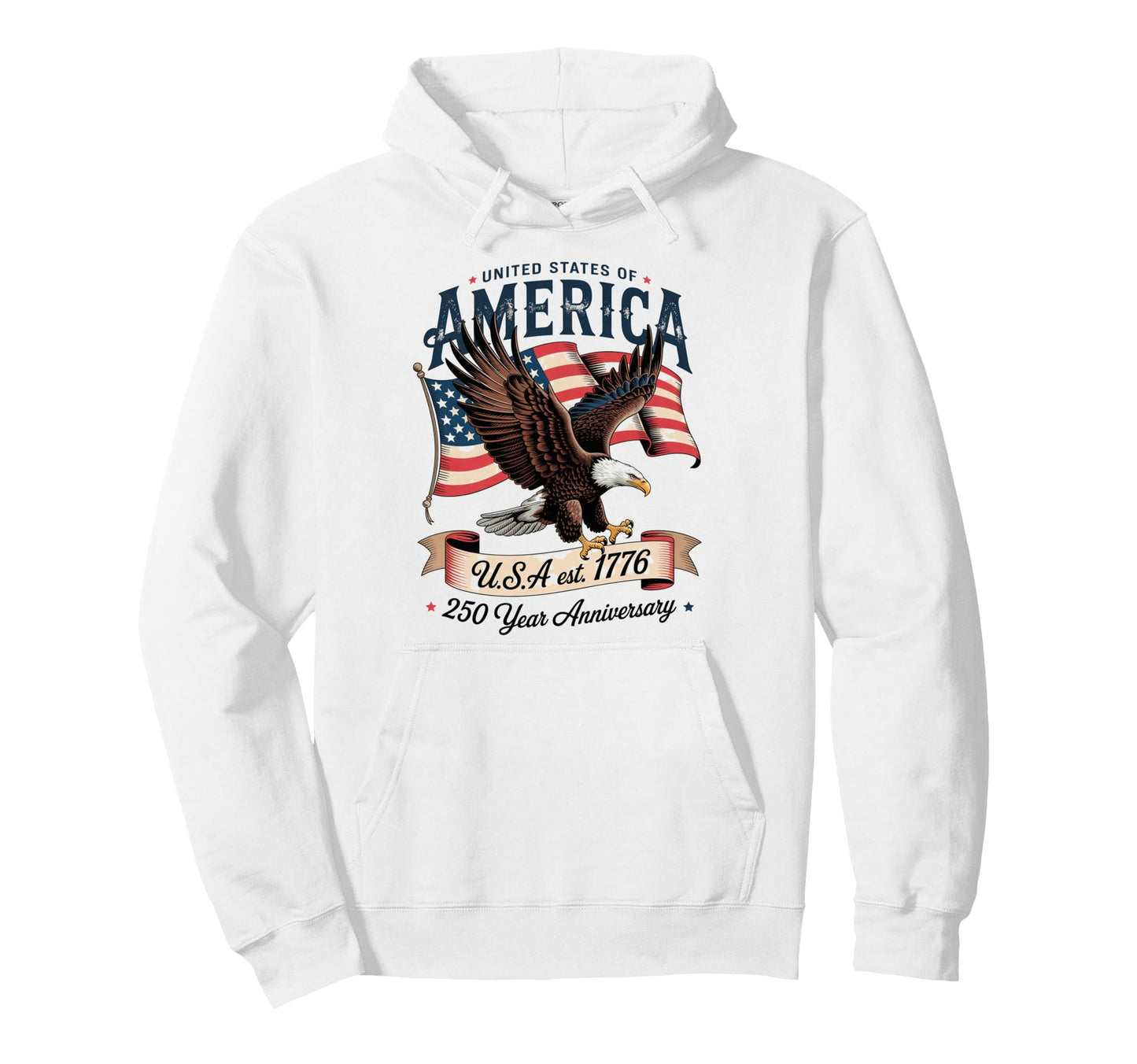 United States America 4Th July Hoodie - Casual Everyday Wear for Adults - T-Shirt, Sweatshirt, Hoodie