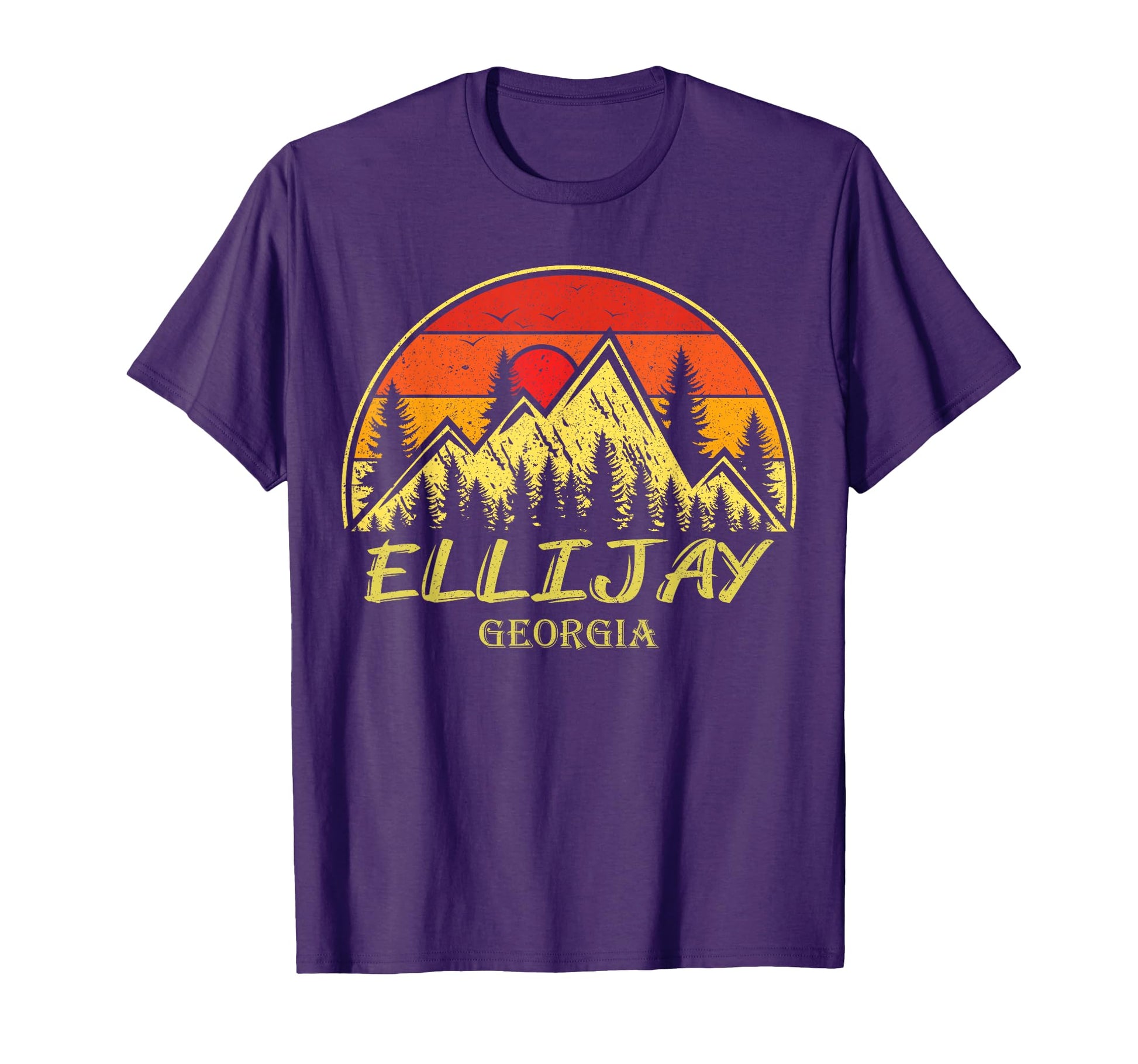 Ellijay Georgia Ga Mountains Hike T-Shirt - Fun Novelty Design Unisex - T-Shirt, Sweatshirt, Hoodie