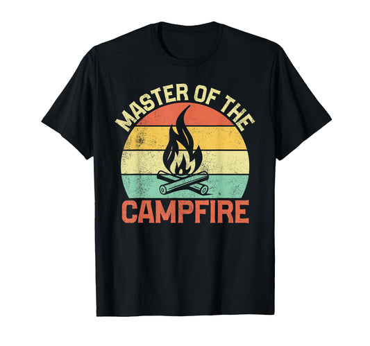 Campfire Dad Master Campfire Outdoor T-Shirt - Novelty Apparel Men Women - T-Shirt, Sweatshirt, Hoodie
