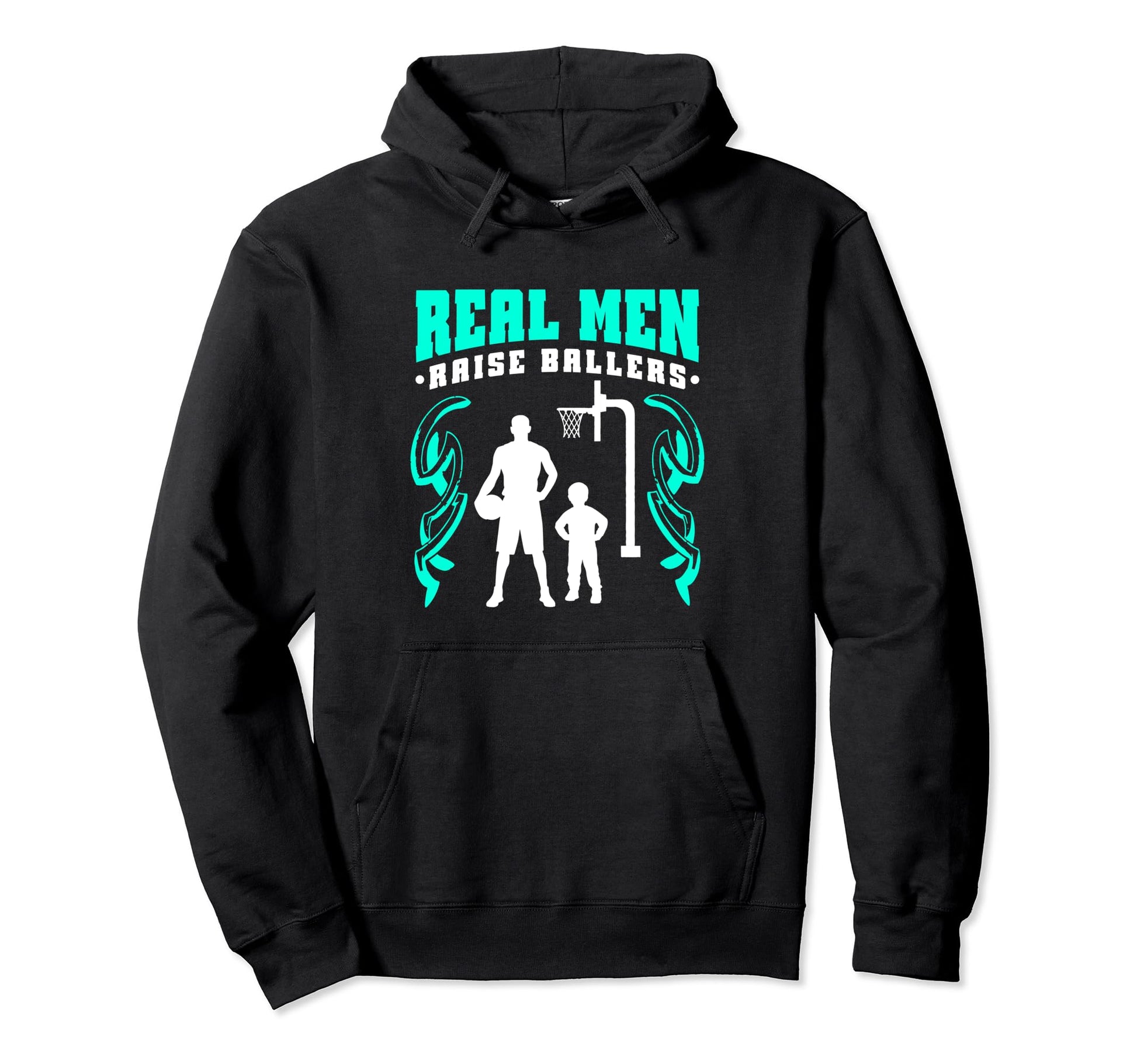 Dad Basketball Dad Daddy Hoodie - Trendy Graphic Unisex - T-Shirt, Sweatshirt, Hoodie