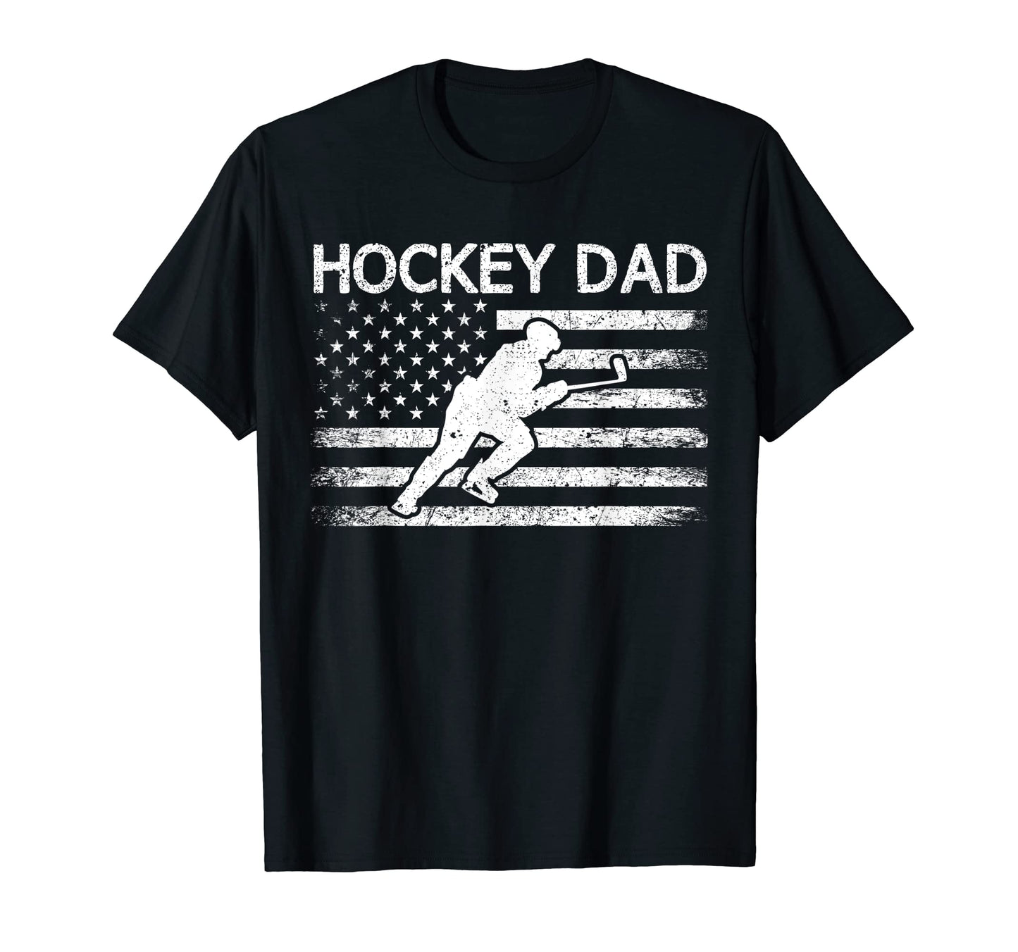 Mens Hockey Dad Fathers Day T-Shirt - Casual Everyday Wear for Adults - T-Shirt, Sweatshirt, Hoodie