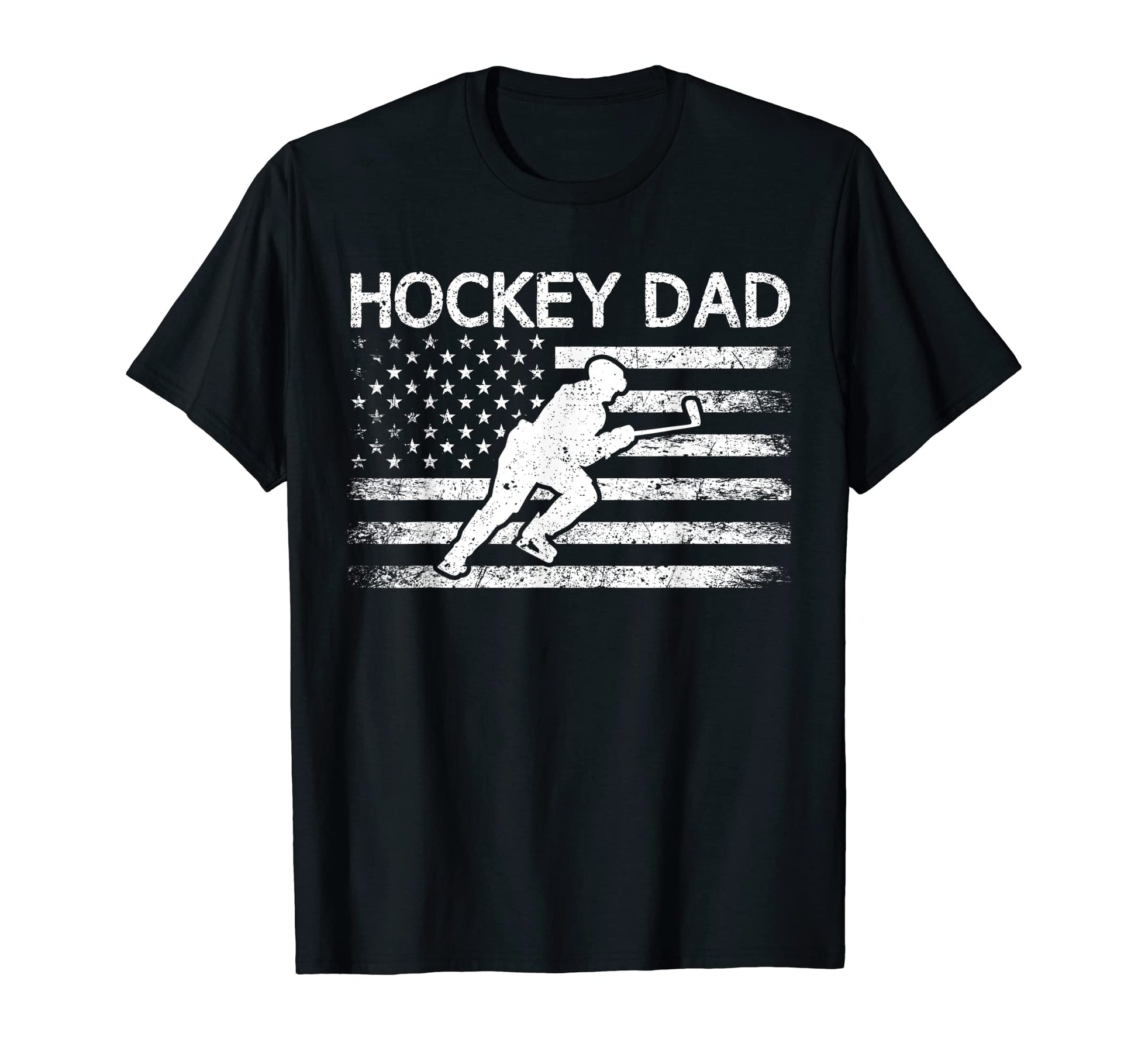 Mens Hockey Dad Fathers Day T-Shirt - Casual Everyday Wear for Adults - T-Shirt, Sweatshirt, Hoodie
