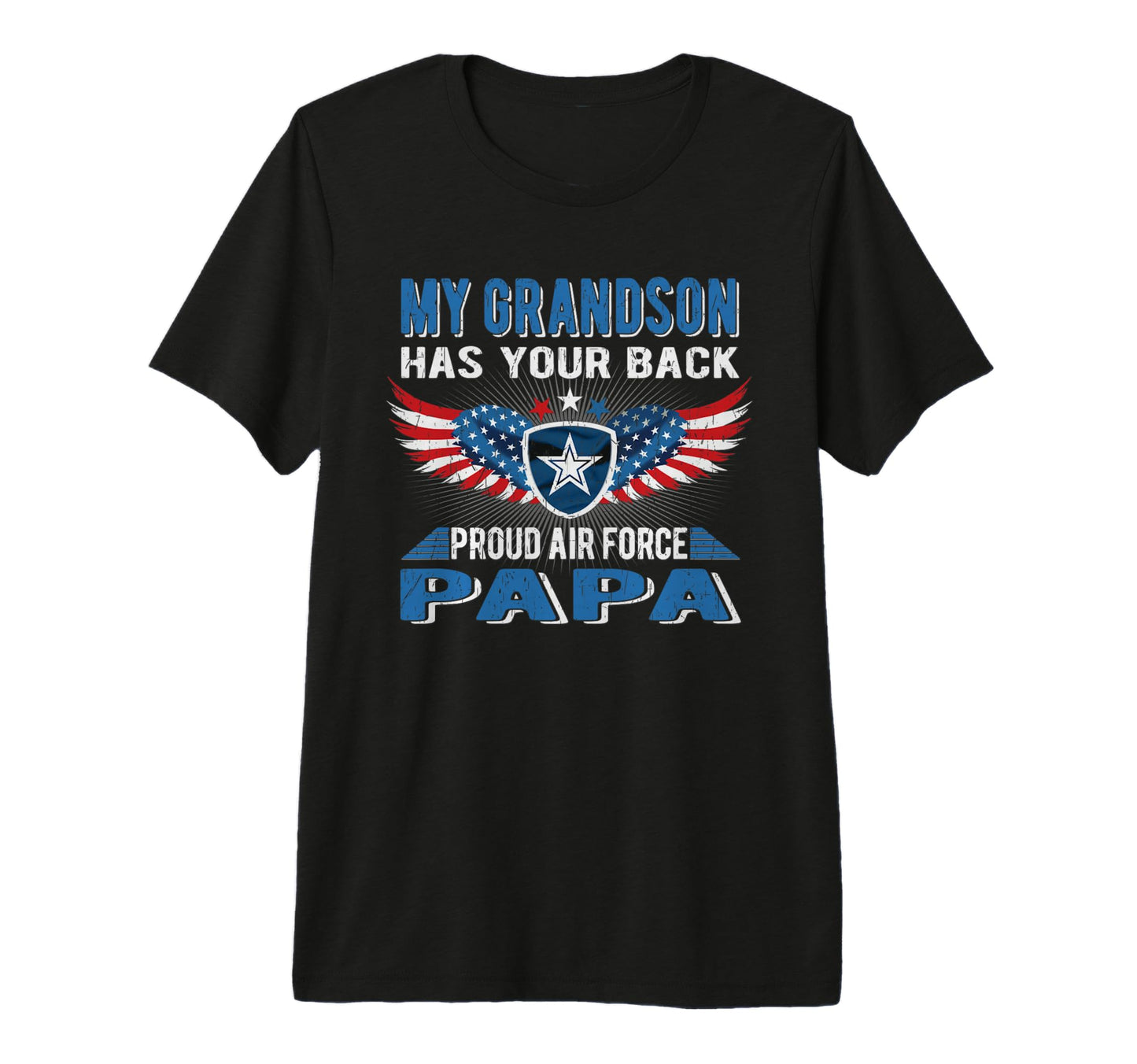 Mens My Grandson Has Your Back Proud T-Shirt - Trendy Graphic Men Women - T-Shirt, Sweatshirt, Hoodie
