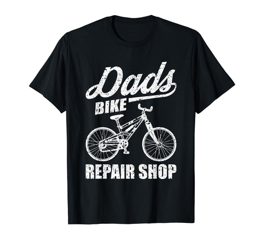 Bike Repair Shop Fathers Day Dad T-Shirt - Streetwear Style Men Women - T-Shirt, Sweatshirt, Hoodie