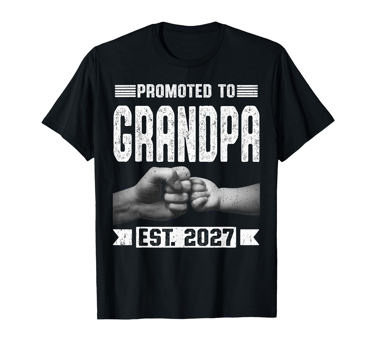 Promoted To Grandpa 2027 Funny New Grandpa T-Shirt - Unique Graphic Unisex - T-Shirt, Sweatshirt, Hoodie