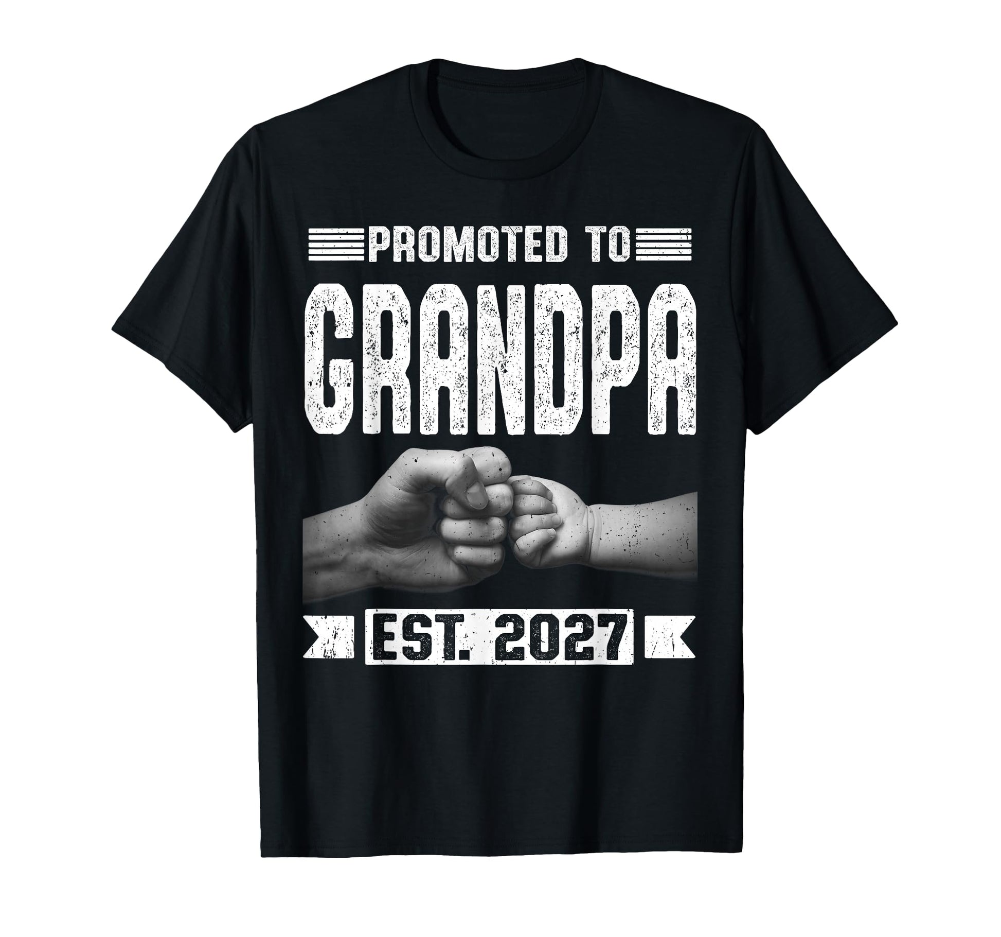 Promoted To Grandpa 2027 Funny New Grandpa T-Shirt - Unique Graphic Unisex - T-Shirt, Sweatshirt, Hoodie
