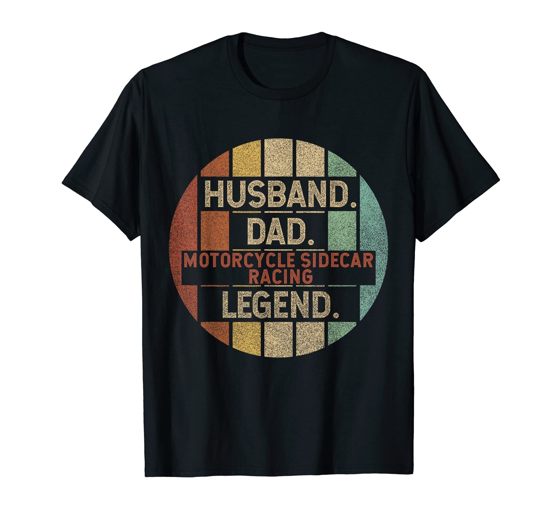Husband Dad Motorcycle Sidecar T-Shirt - Minimalist Print for Adults - T-Shirt, Sweatshirt, Hoodie
