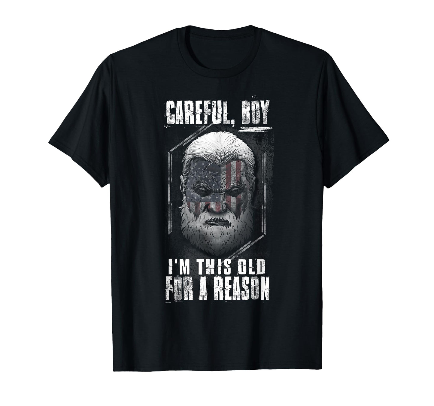 Careful Im This Old Reason T-Shirt - Fun Novelty Design Men Women - T-Shirt, Sweatshirt, Hoodie