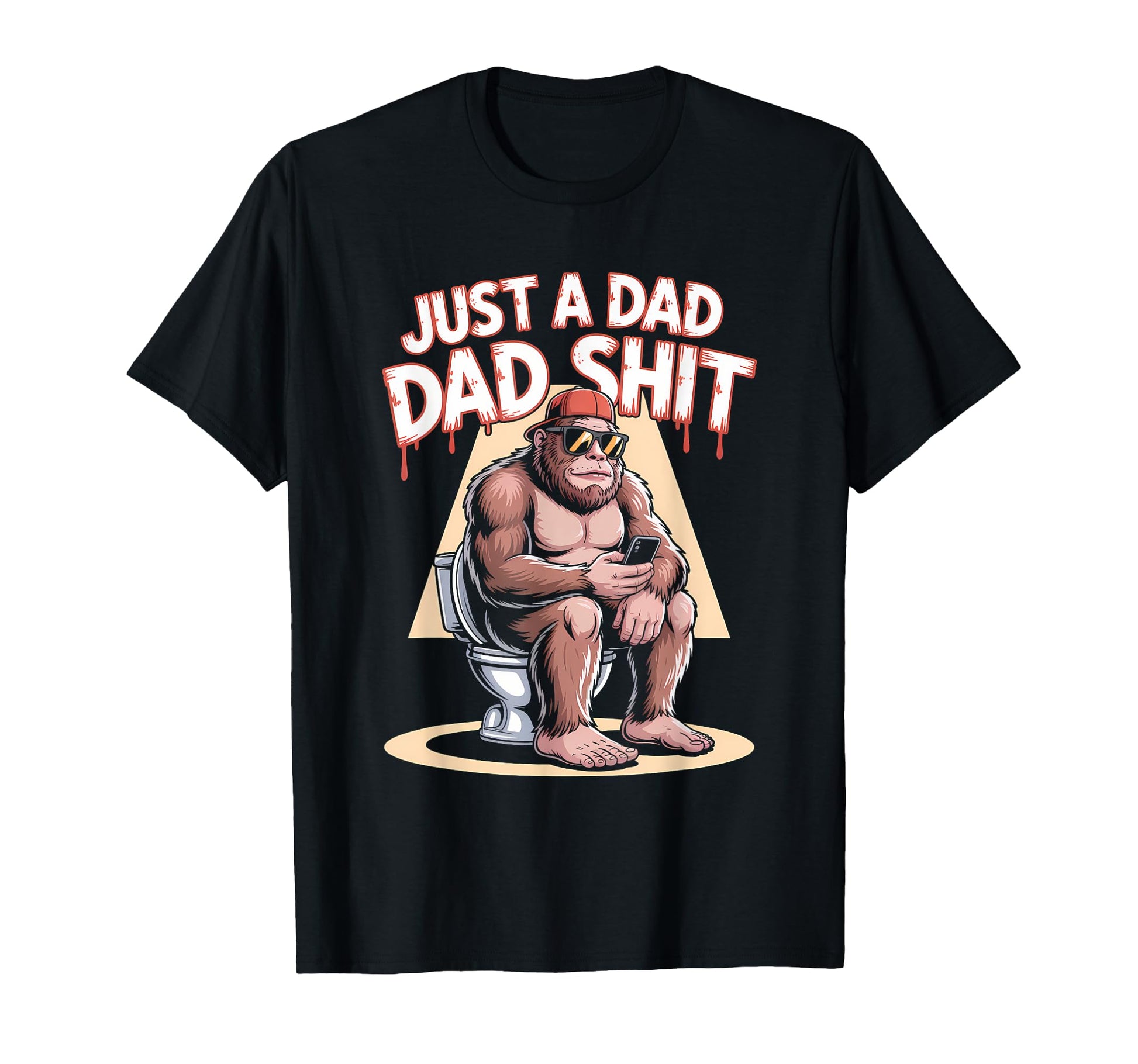 Just Dad Doing Dad Shit Funny Dad T-Shirt - Minimalist Print Men Women - T-Shirt, Sweatshirt, Hoodie