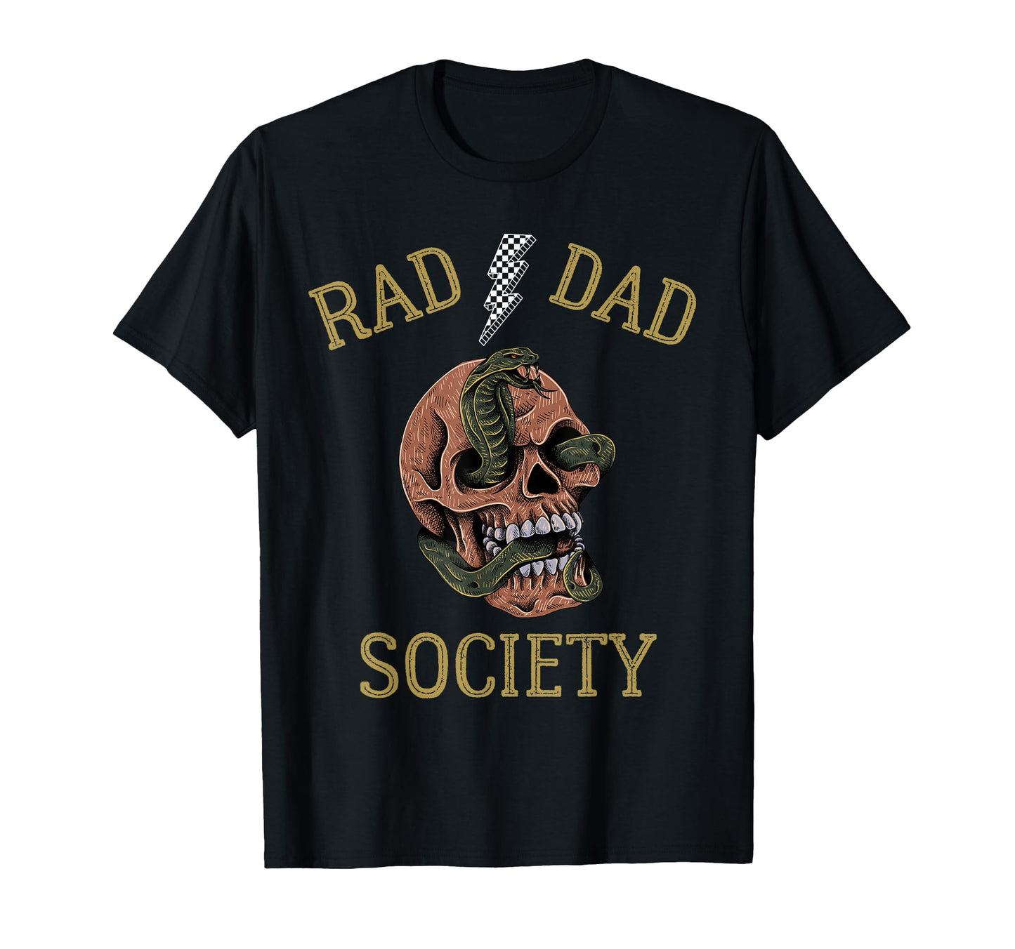 Rad Dad Society Fathers Day Husband Daddy T-Shirt - Trendy Graphic Unisex - T-Shirt, Sweatshirt, Hoodie