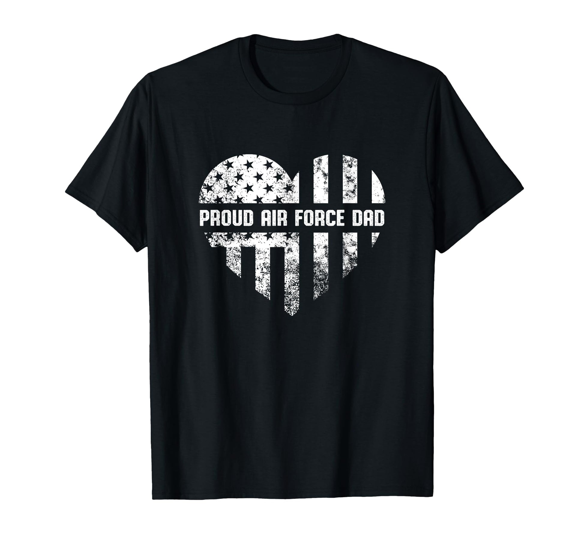Proud Air Force Dad Pride American Flag T-Shirt - Graphic Print Men Women - T-Shirt, Sweatshirt, Hoodie