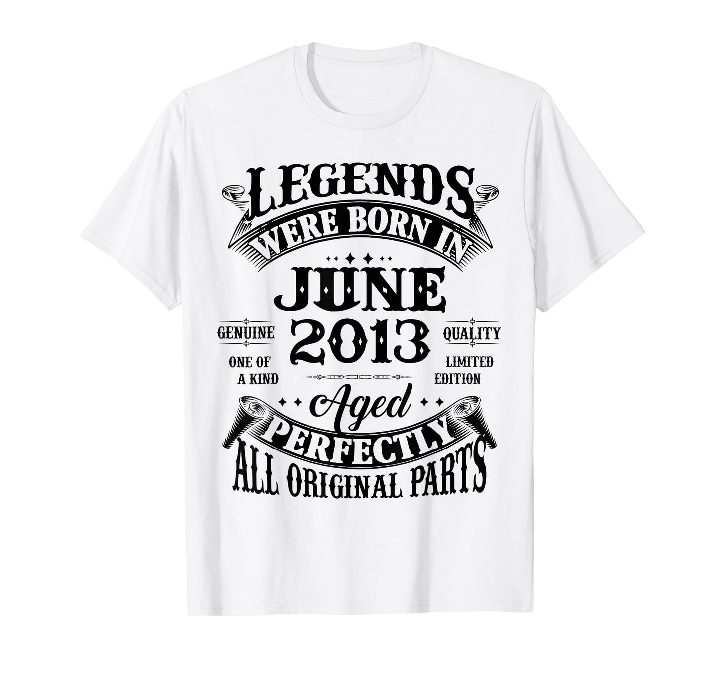 13Th Birthday Gift Legend Born T-Shirt - Casual Everyday Wear Men Women - T-Shirt, Sweatshirt, Hoodie