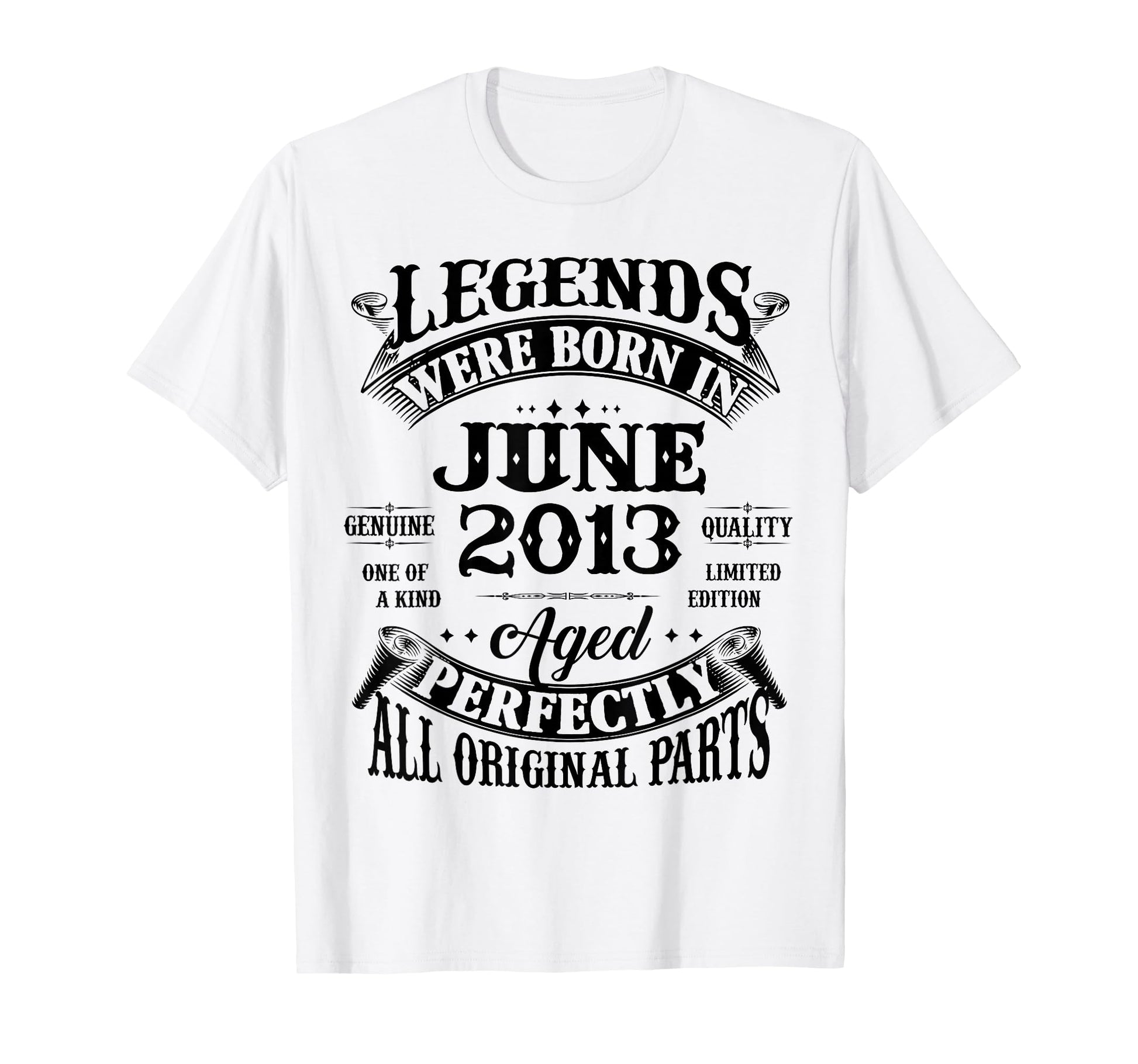13Th Birthday Gift Legend Born T-Shirt - Casual Everyday Wear Men Women - T-Shirt, Sweatshirt, Hoodie