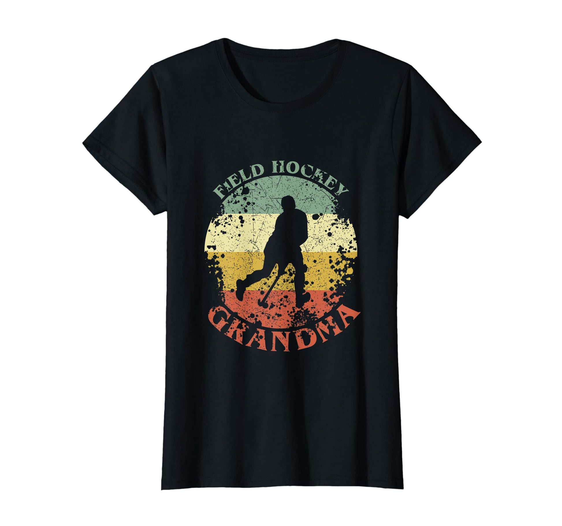 Womens Field Hockey Grandma Distressed T-Shirt - Novelty Apparel Unisex - T-Shirt, Sweatshirt, Hoodie