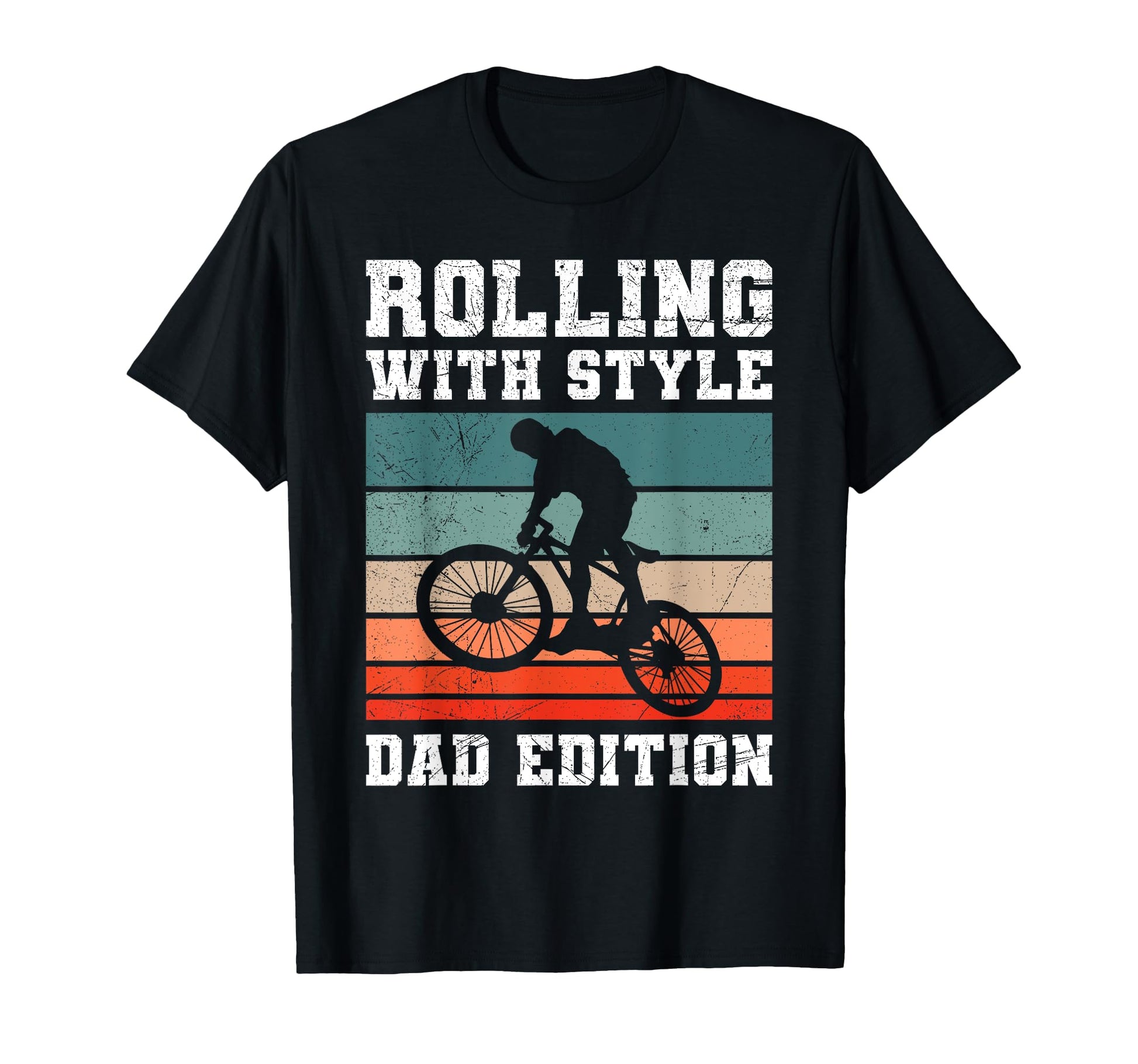 Dad Rolling Dad Biking Funny T-Shirt - Casual Everyday Wear for Adults - T-Shirt, Sweatshirt, Hoodie
