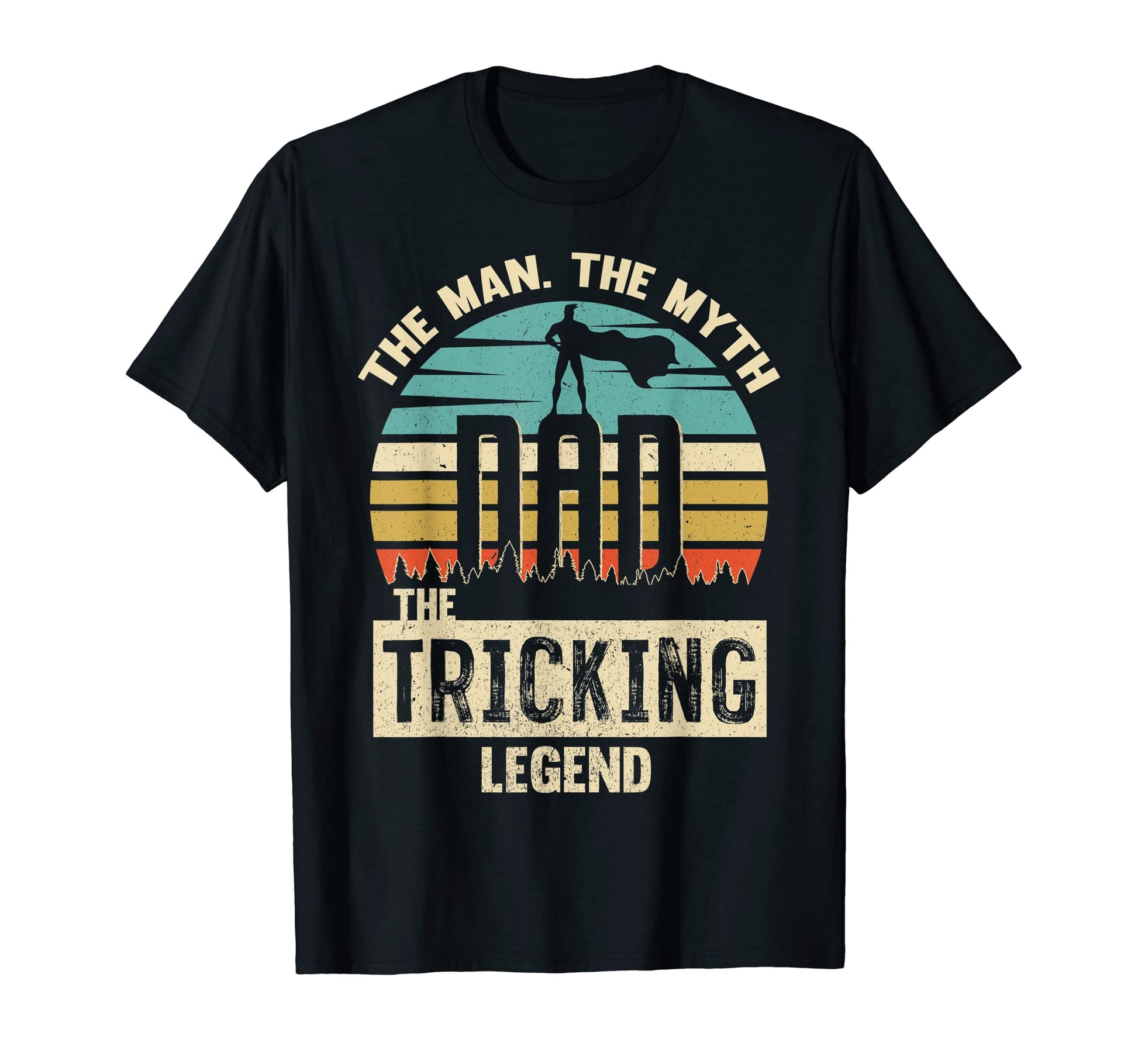 Myth Legend Dad Trampolining T-Shirt - Casual Everyday Wear Unisex - T-Shirt, Sweatshirt, Hoodie