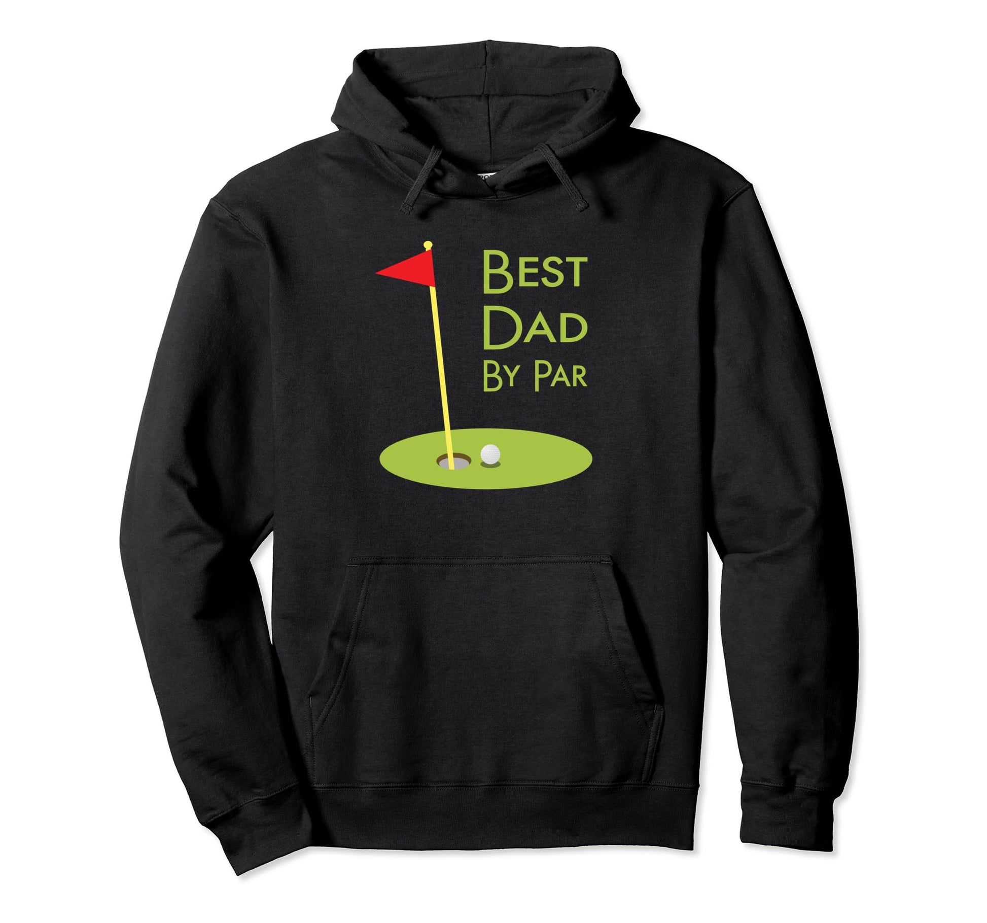 Best Dad Par Fathers Day Golfing Dad Hoodie - Minimalist Print Unisex - T-Shirt, Sweatshirt, Hoodie