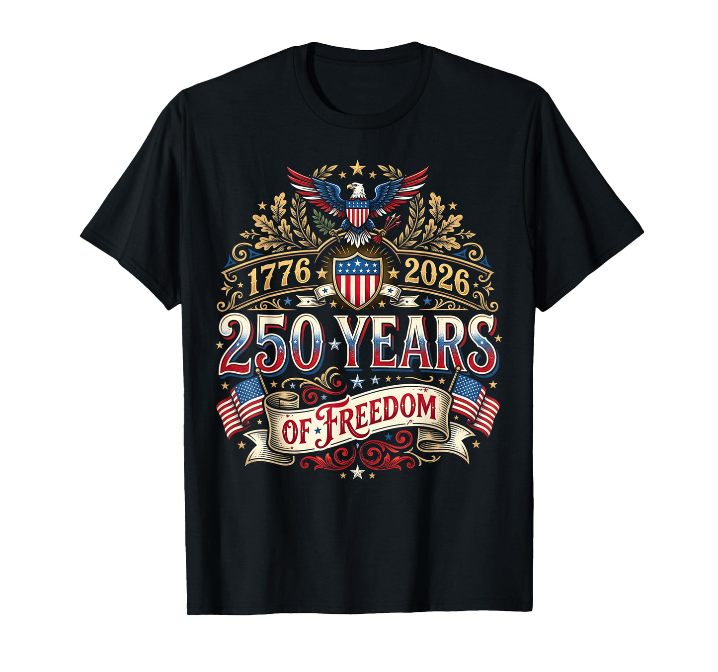 Usa 250 Years Fourth July Patriotic T-Shirt - Streetwear Style Men Women - T-Shirt, Sweatshirt, Hoodie