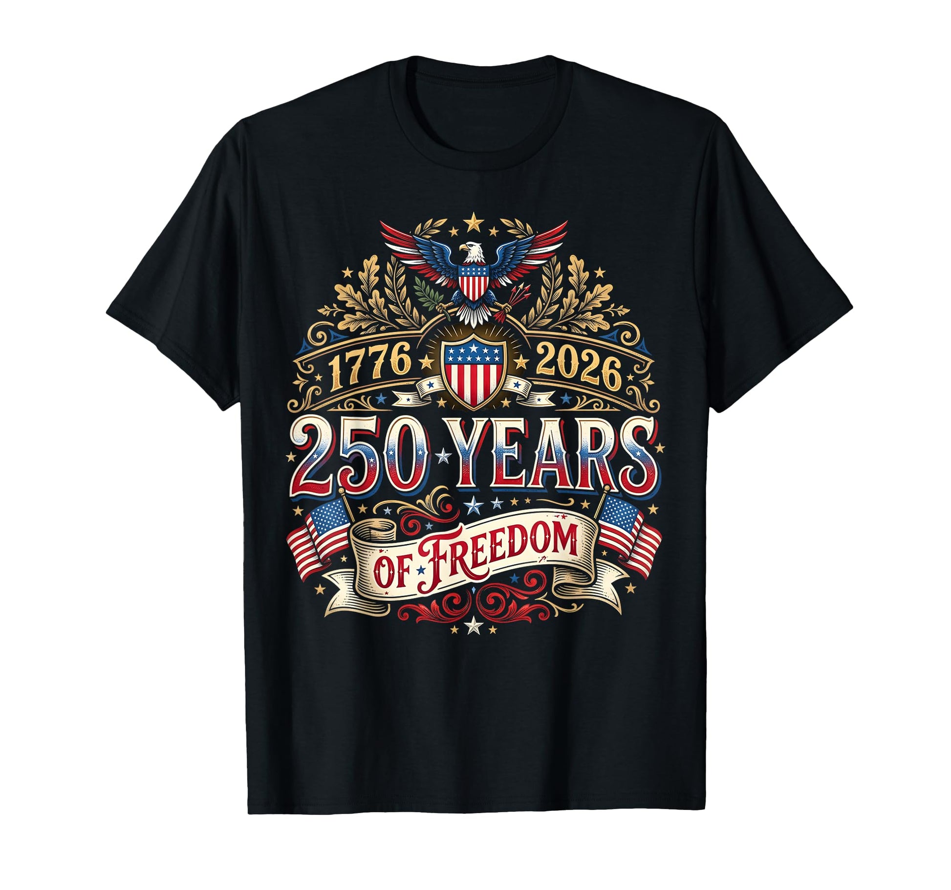 Usa 250 Years Fourth July Patriotic T-Shirt - Streetwear Style Men Women - T-Shirt, Sweatshirt, Hoodie