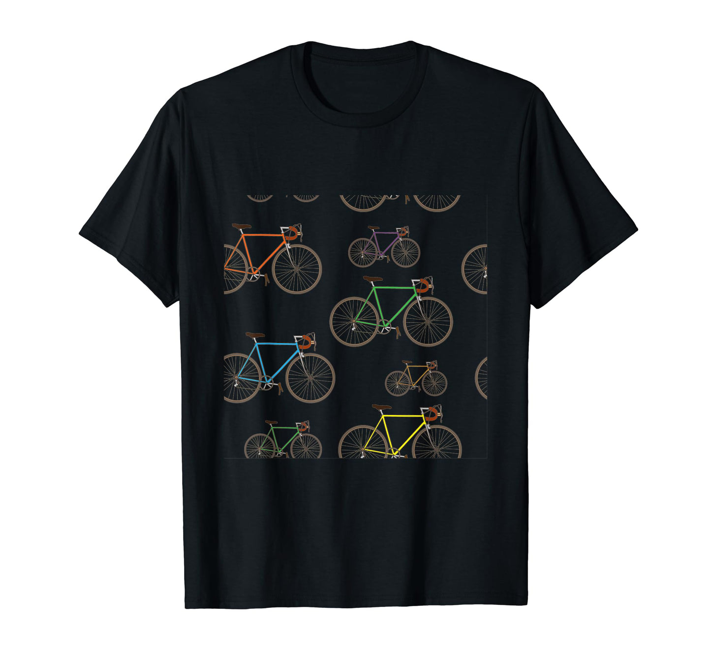 Bike Pattern Dads Or Brithday T-Shirt - Fun Novelty Design for Adults - T-Shirt, Sweatshirt, Hoodie