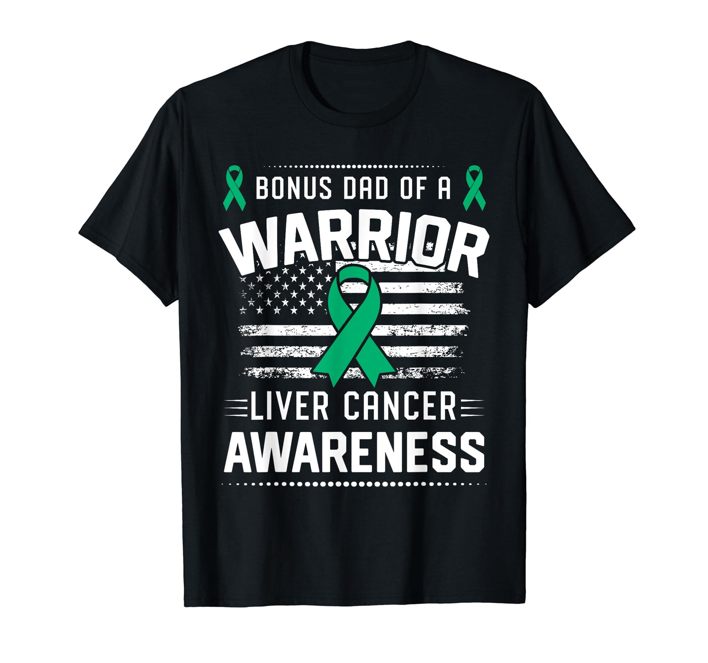 Bonus Dad Warrior Liver Cancer T-Shirt - Casual Everyday Wear for Adults - T-Shirt, Sweatshirt, Hoodie