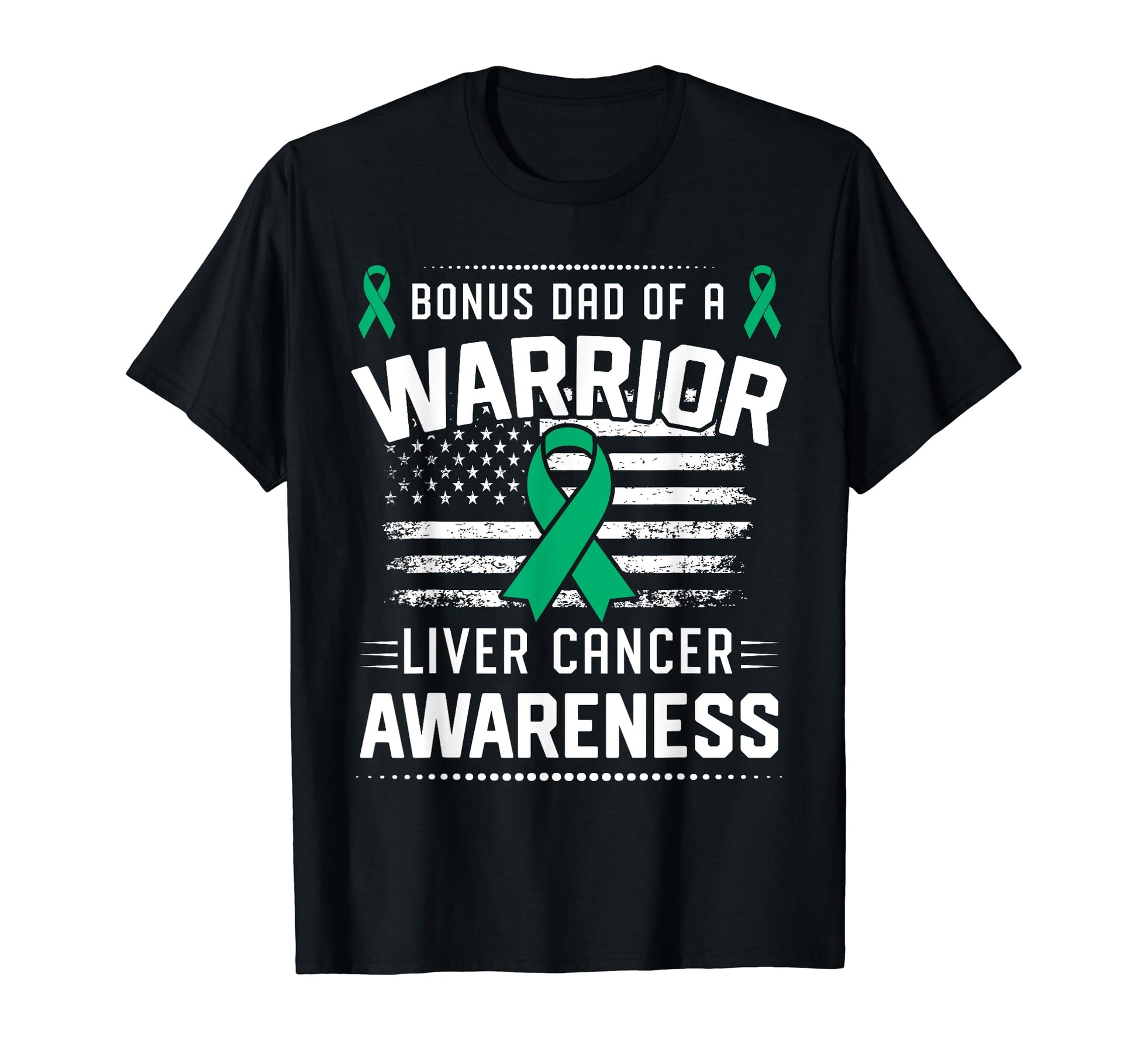 Bonus Dad Warrior Liver Cancer T-Shirt - Casual Everyday Wear for Adults - T-Shirt, Sweatshirt, Hoodie