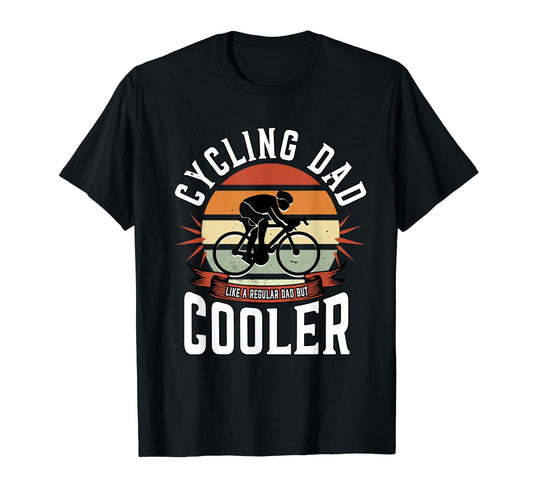 Bicycle Dad Cycling Bike Father Day T-Shirt - Trendy Graphic for Adults - T-Shirt, Sweatshirt, Hoodie