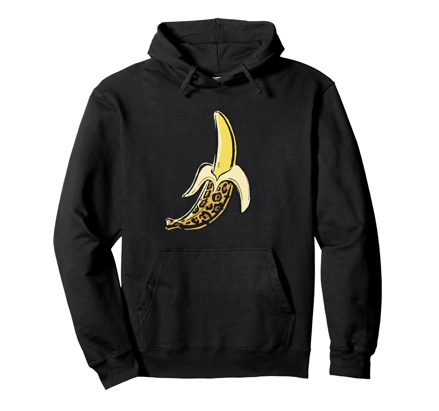 Leopard Banana Pop Art Funny Trendy Fruit Hoodie - Minimalist Print Unisex - T-Shirt, Sweatshirt, Hoodie