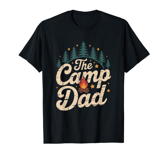 Camp Dad Camper Father Lover And Outdoor T-Shirt - Graphic Print Unisex - T-Shirt, Sweatshirt, Hoodie