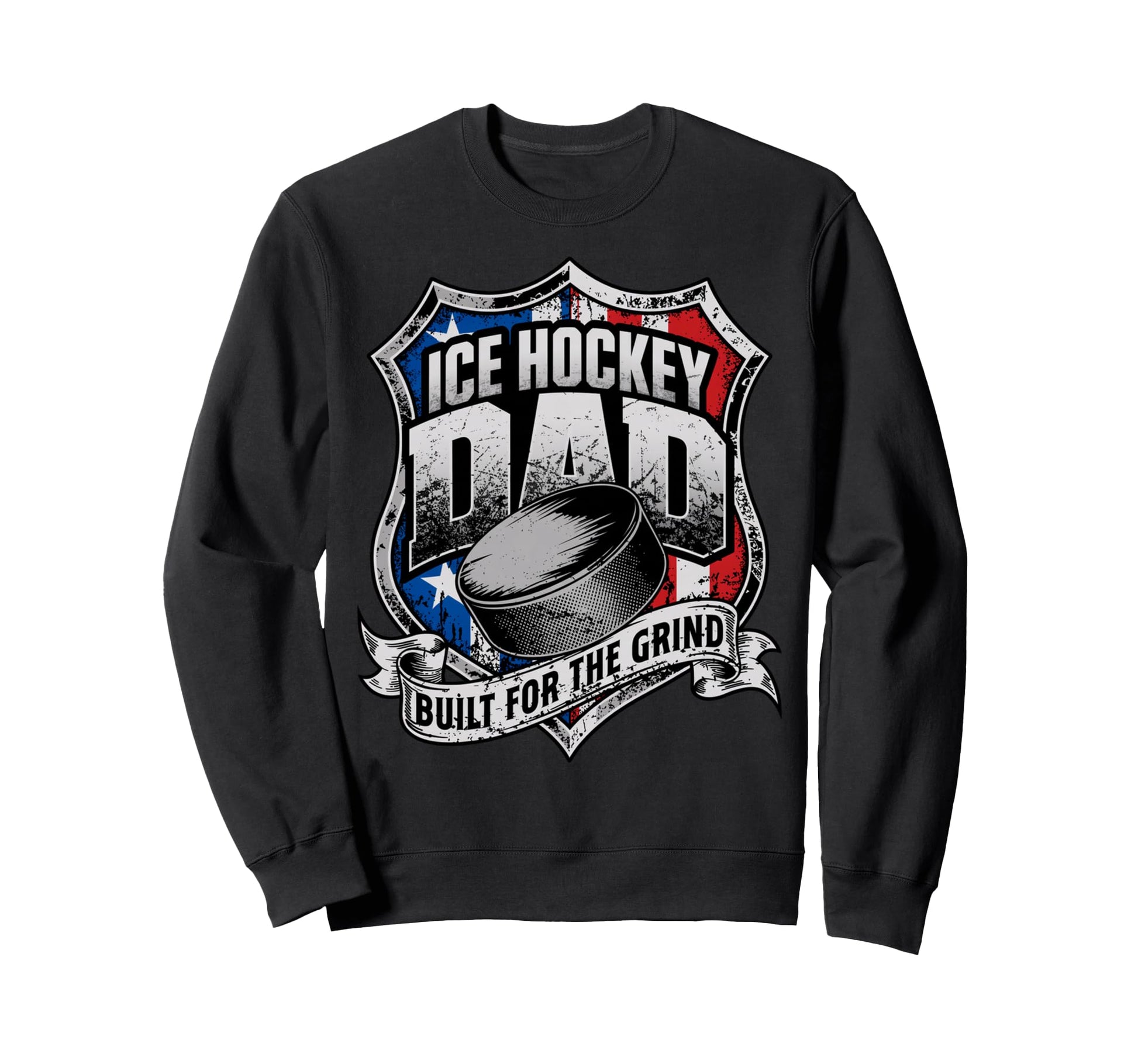 Built Grind Usa Patriotic Ice Sweatshirt - Novelty Apparel for Adults - T-Shirt, Sweatshirt, Hoodie