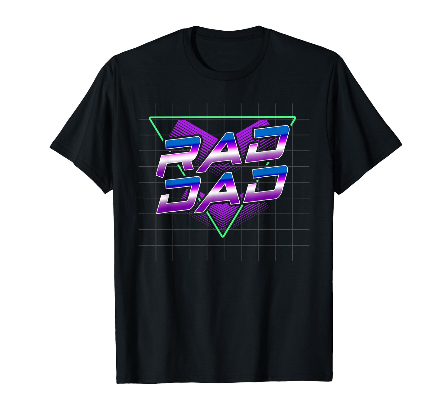 Dad Loves 80S Rad Dad Father T-Shirt - Graphic Print for Adults - T-Shirt, Sweatshirt, Hoodie