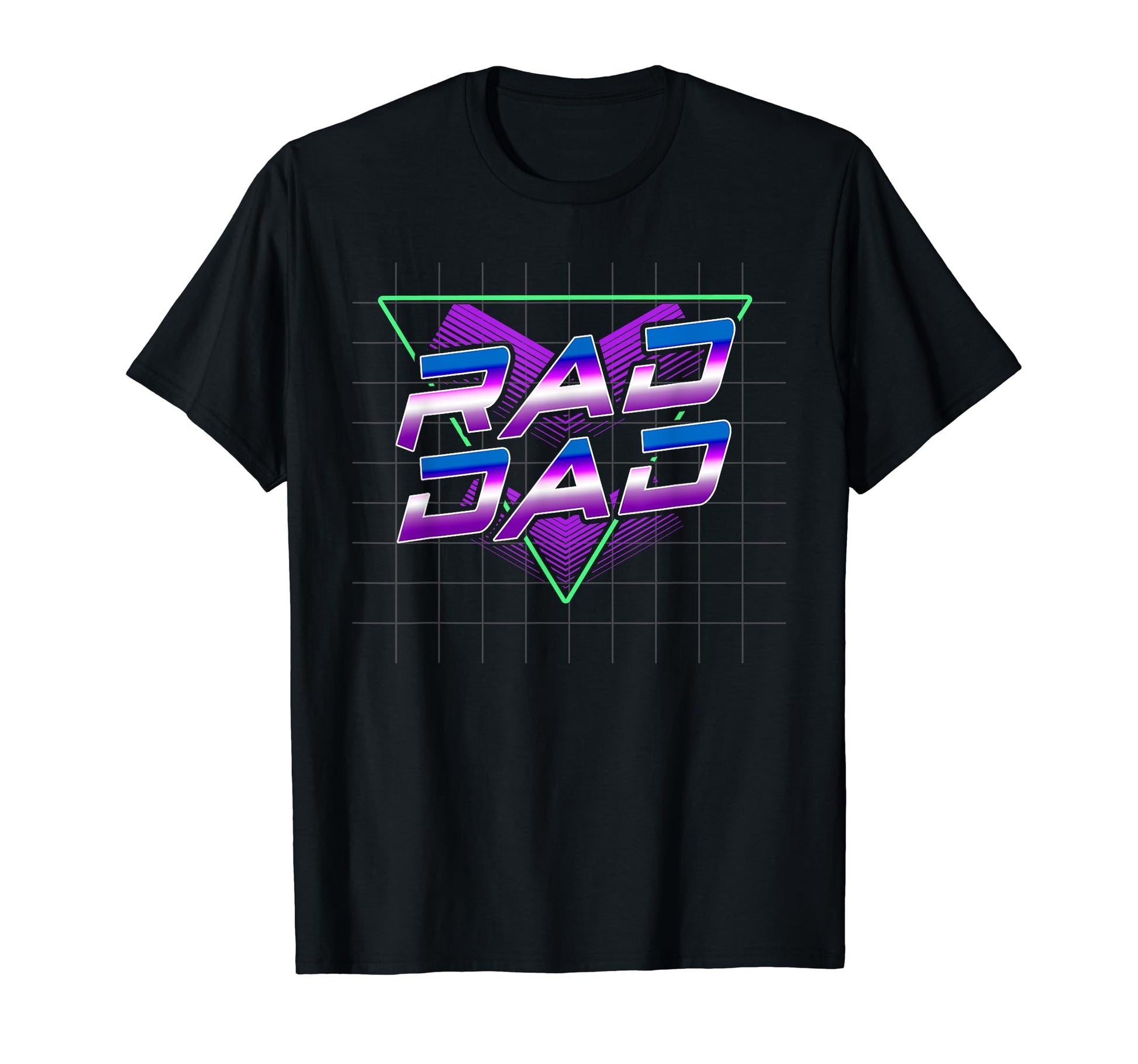 Dad Loves 80S Rad Dad Father T-Shirt - Graphic Print for Adults - T-Shirt, Sweatshirt, Hoodie