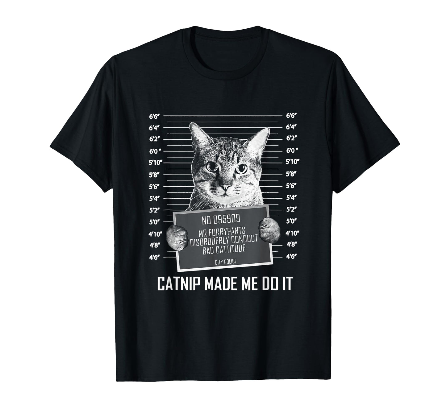 Catnip Made Me Do It Cat Funny Cat T-Shirt - Minimalist Print Men Women - T-Shirt, Sweatshirt, Hoodie