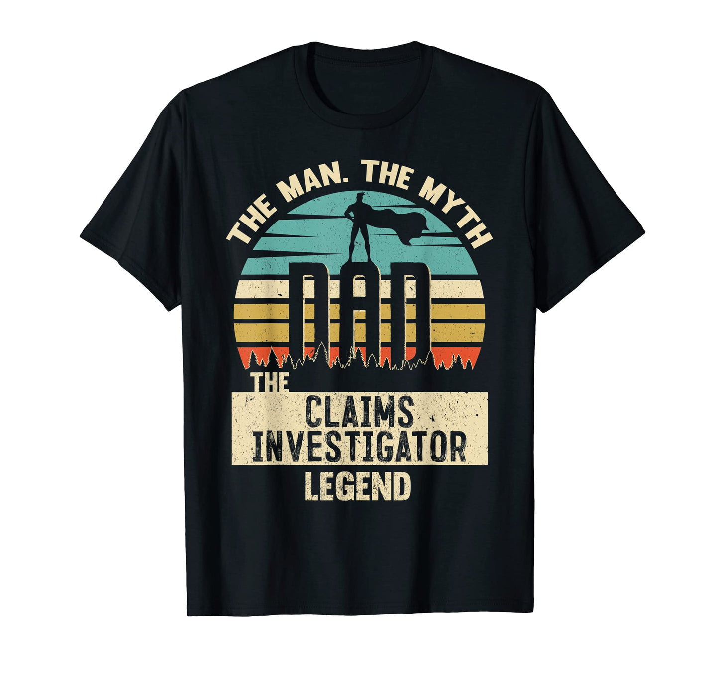 Mens Myth Legend Dad Claims T-Shirt - Casual Everyday Wear for Adults - T-Shirt, Sweatshirt, Hoodie
