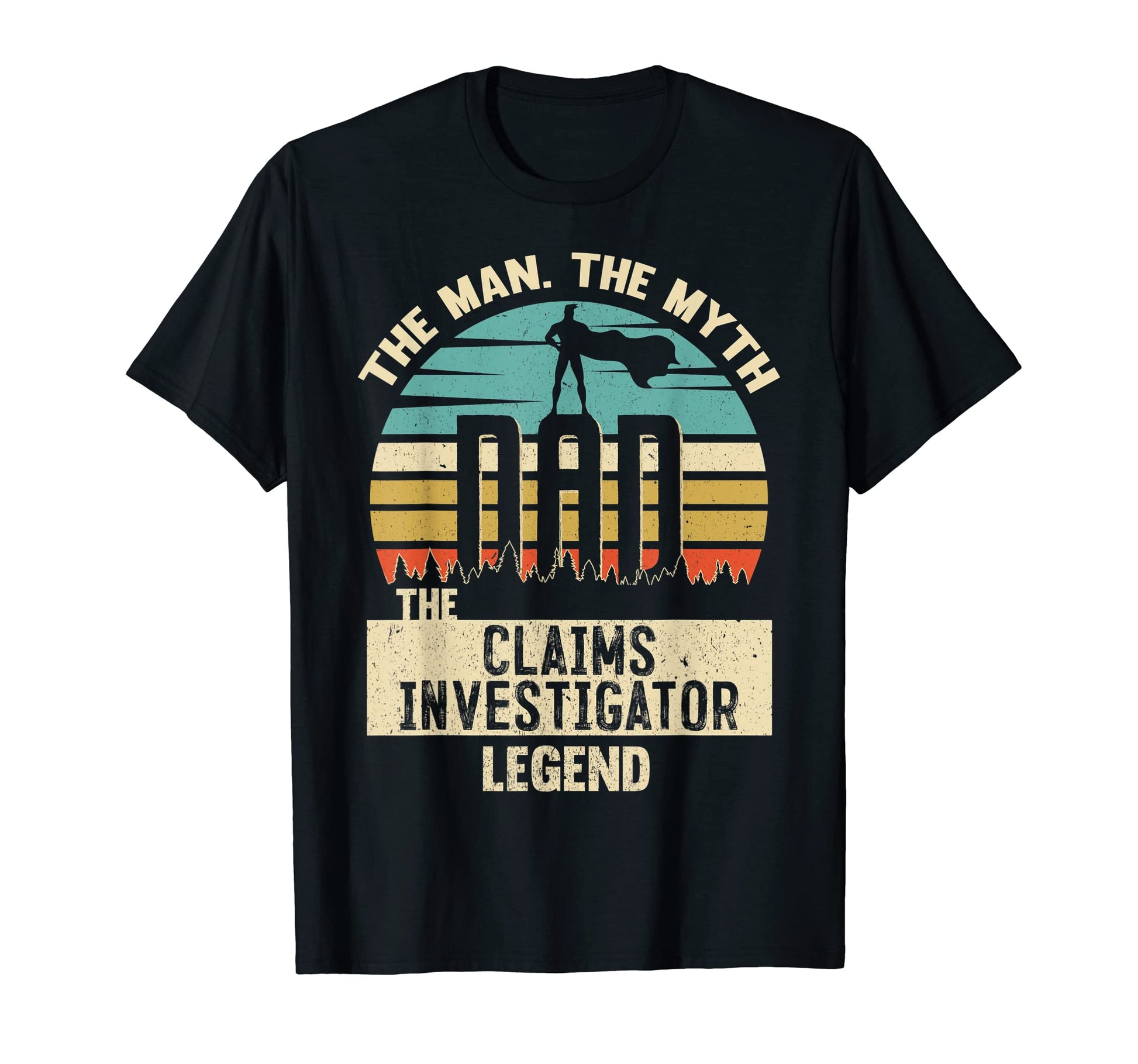 Mens Myth Legend Dad Claims T-Shirt - Casual Everyday Wear for Adults - T-Shirt, Sweatshirt, Hoodie