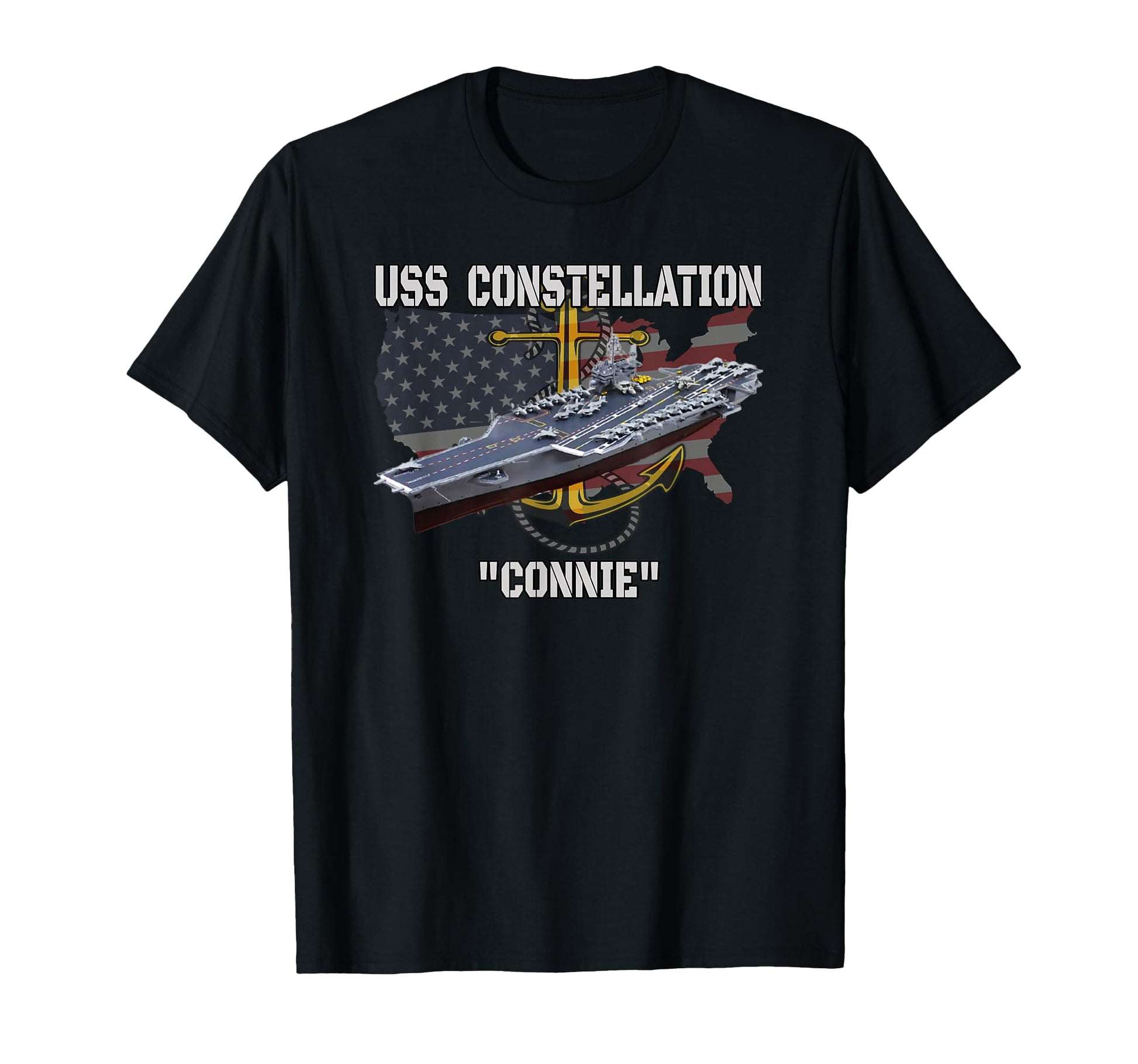 Aircraft Carrier Uss Constellation T-Shirt - Aesthetic Graphic for Adults - T-Shirt, Sweatshirt, Hoodie